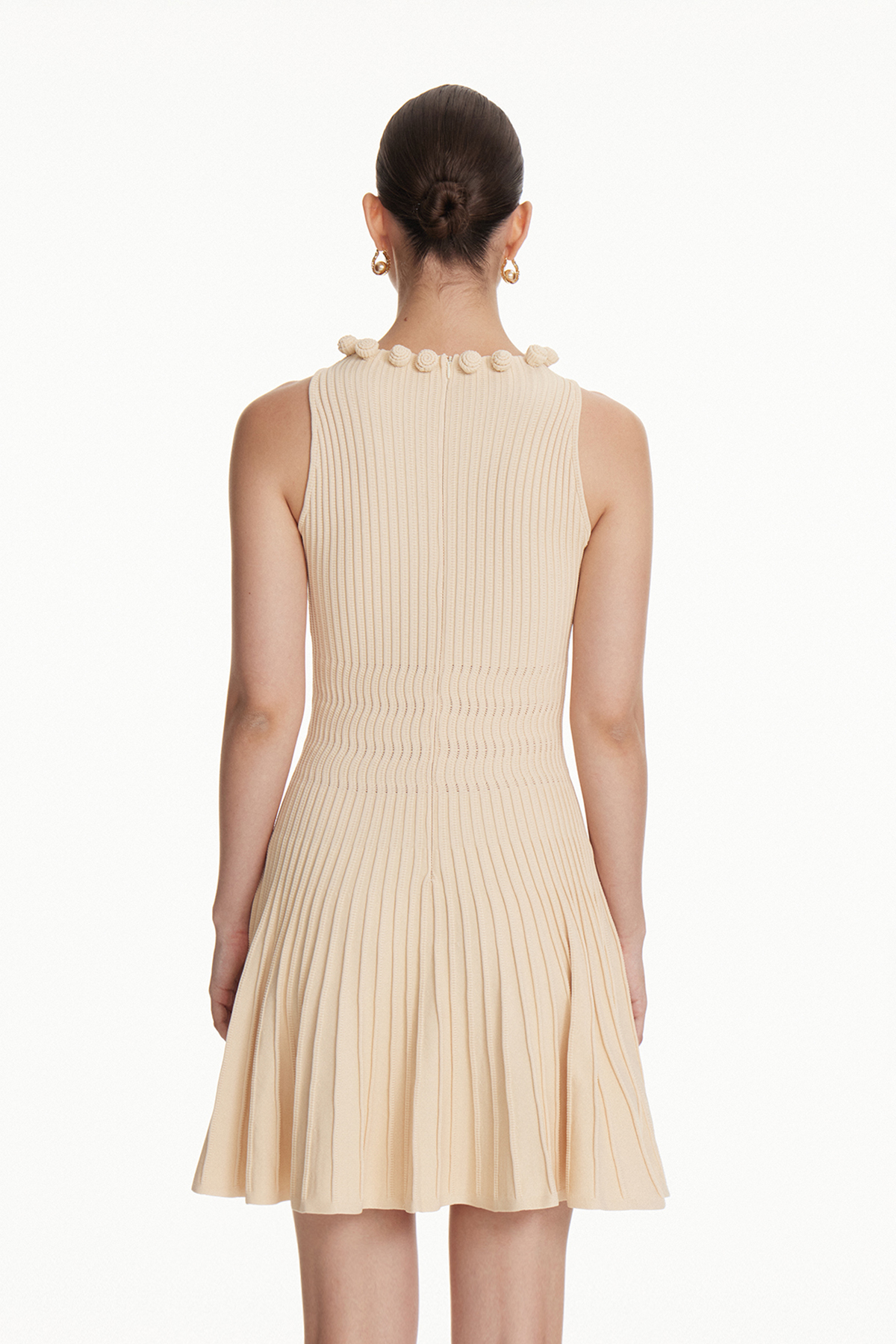 Ioseb Flower Knit Mini Dress