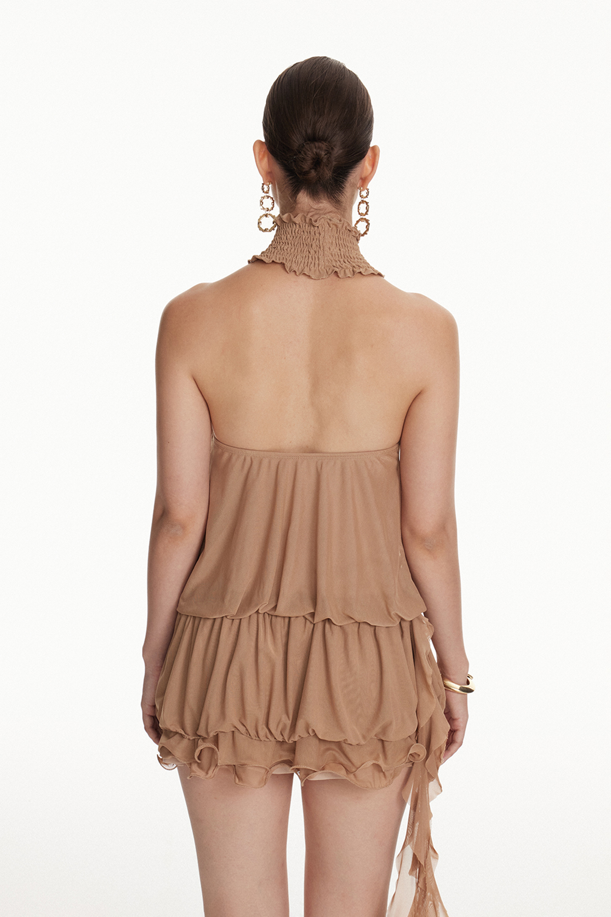 Ioseph Halter Neck Fringe Mini Dress