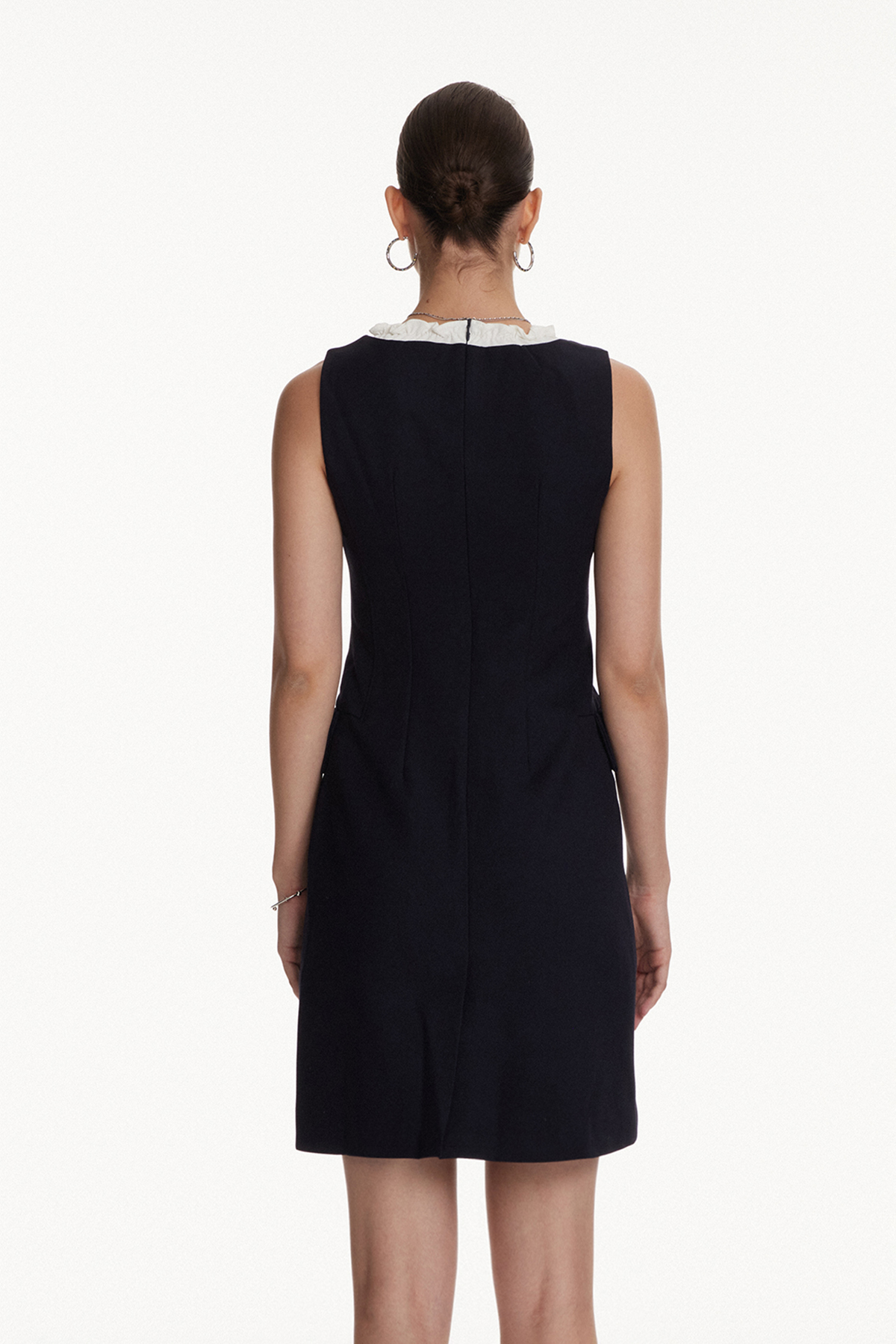 Ioudith Colorblock Ruch Mini Dress