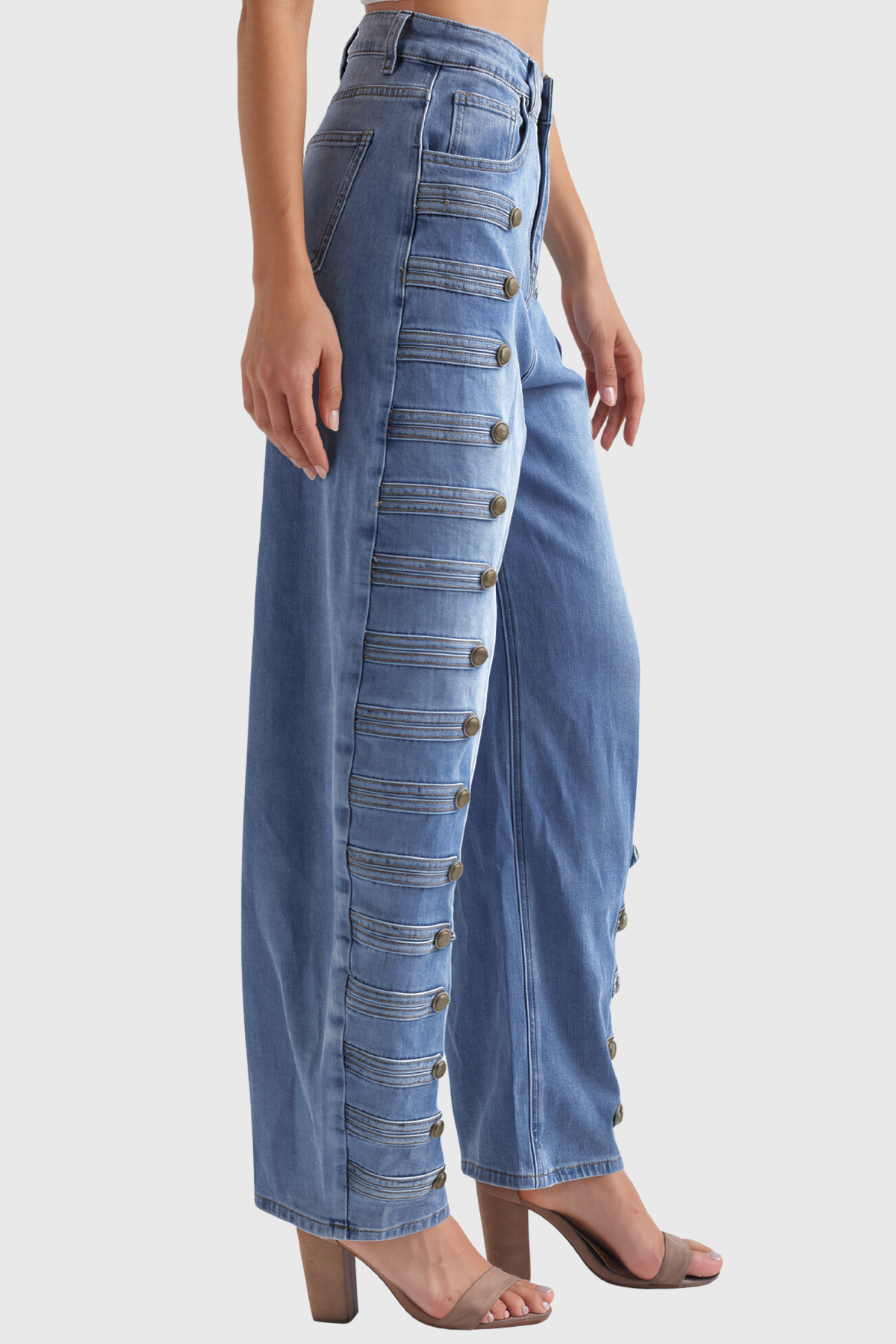 Ipati Button Baggy Jeans
