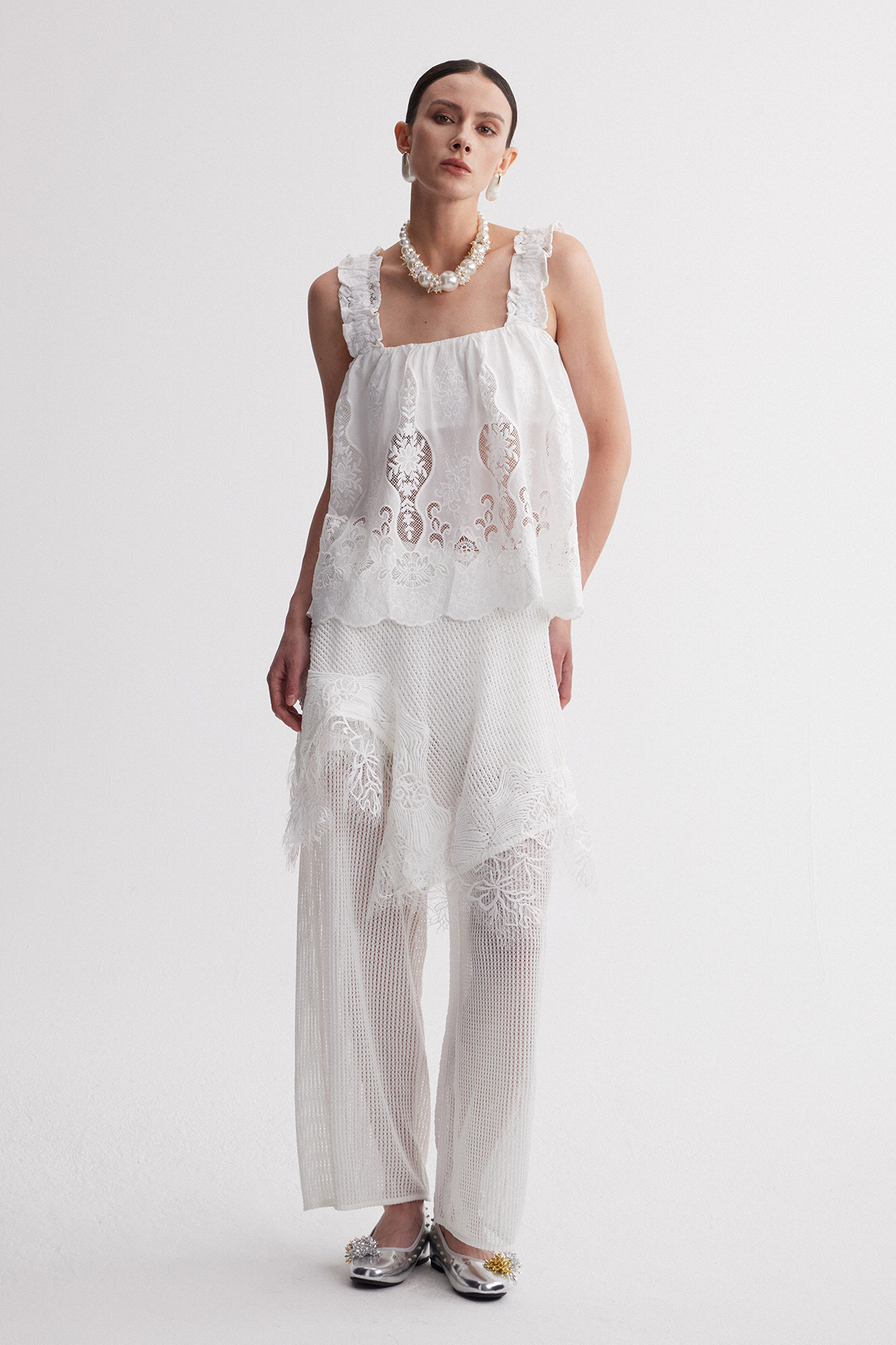 Ippokratis Lace Knit Pants
