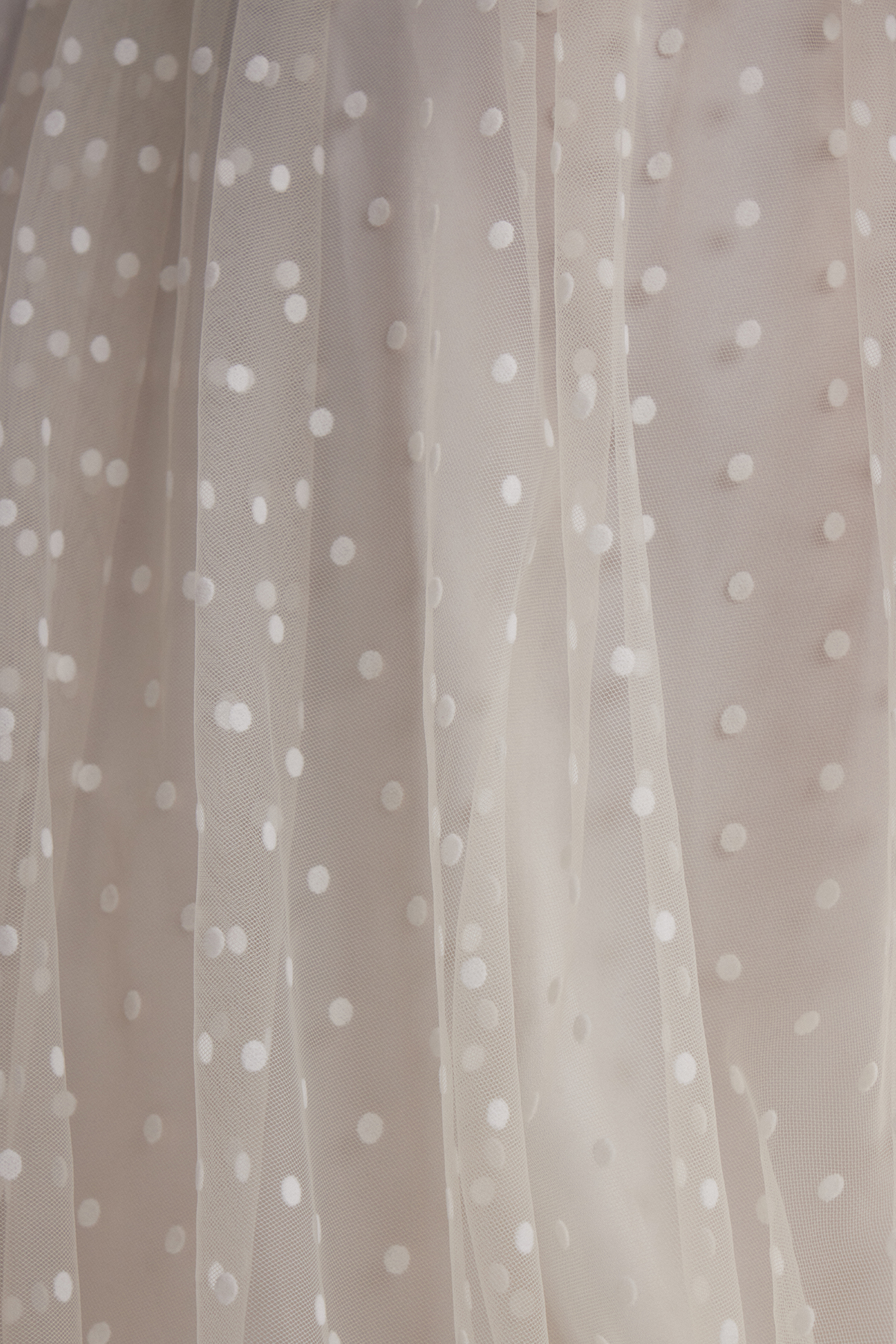 Iqaluk Dot Mesh Bubble Maxi Skirt