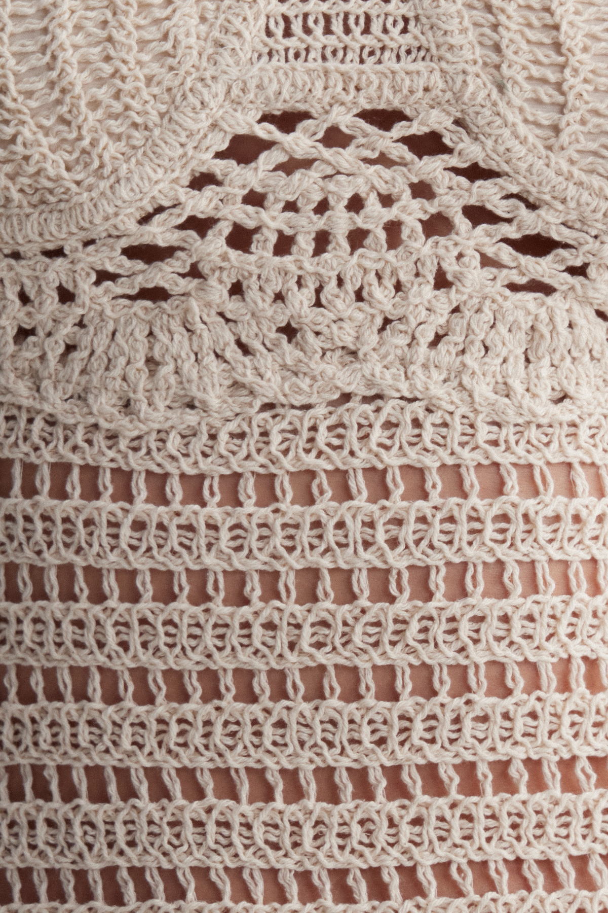 Iraia Crochet Fringe Maxi Dress