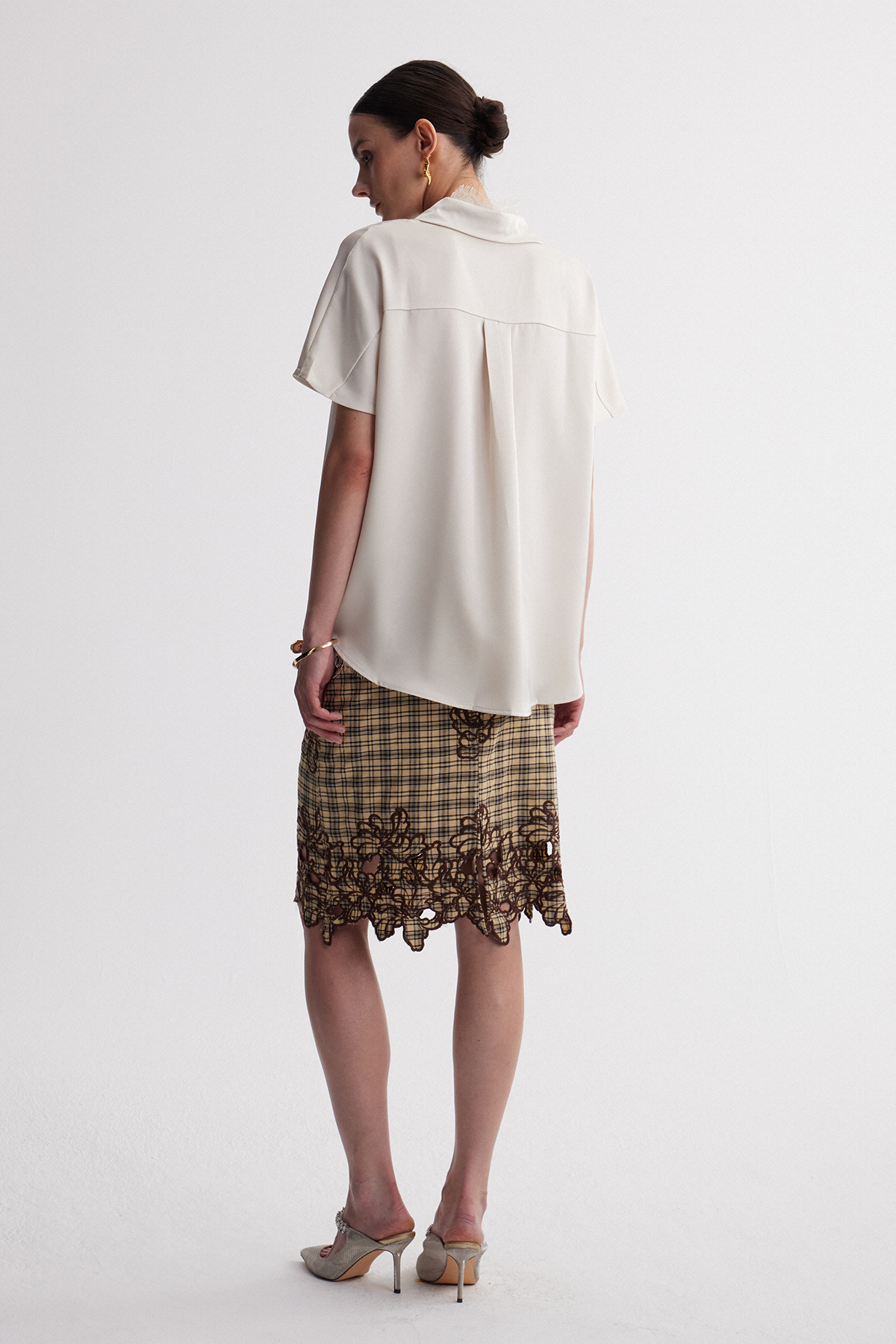 Iraklis Lace Satin Shirt