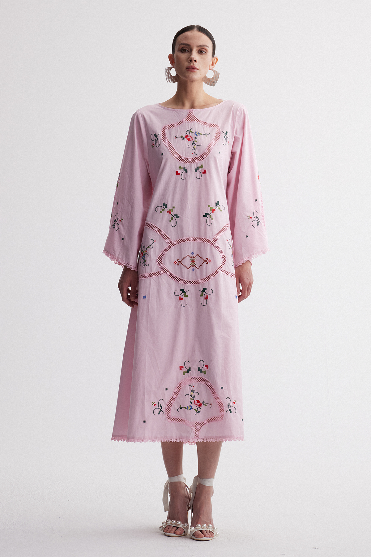 Irenee Backless Print Maxi Dress