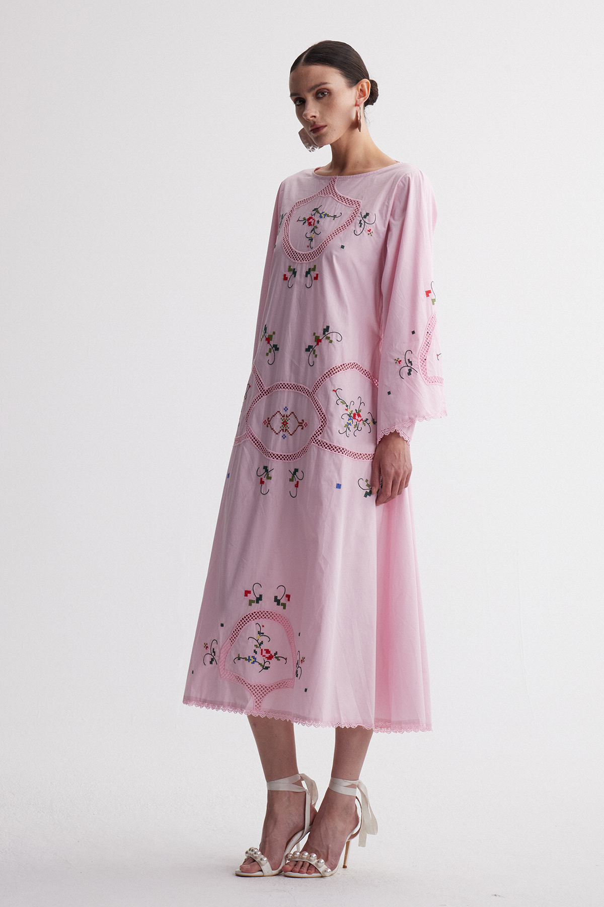 Irenee Backless Print Maxi Dress