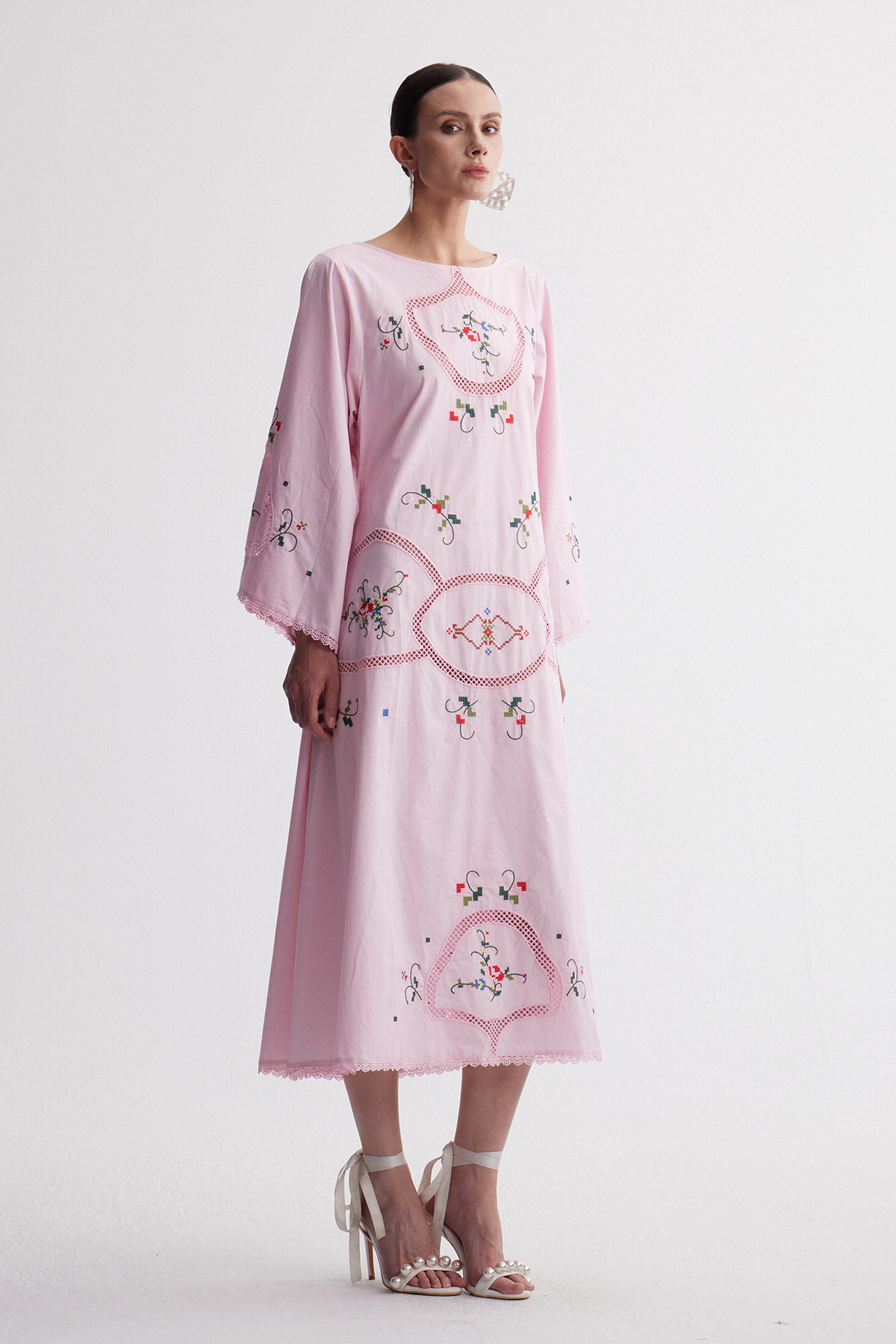Irenee Backless Print Maxi Dress