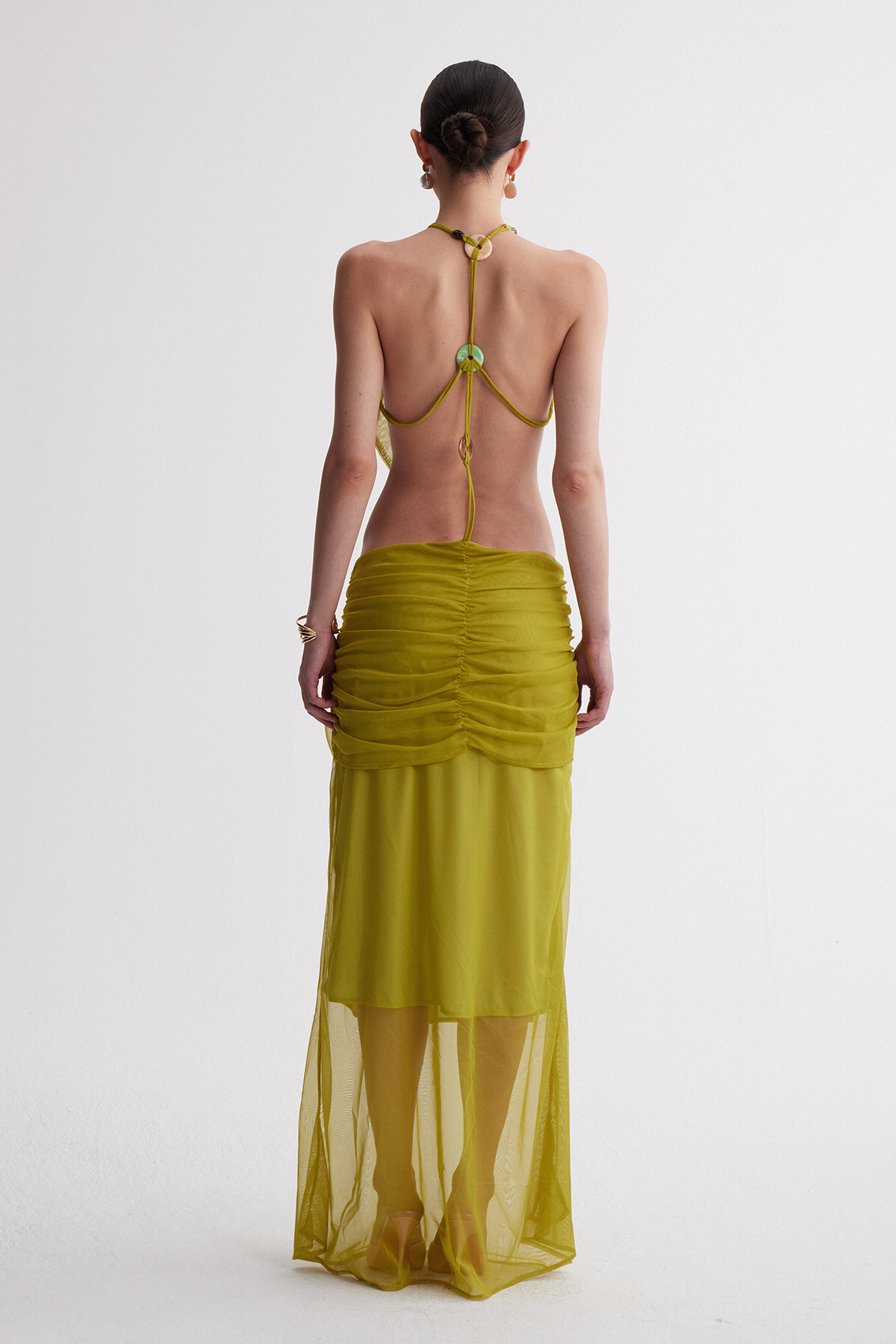 Irini Cutout Draped Maxi Dress
