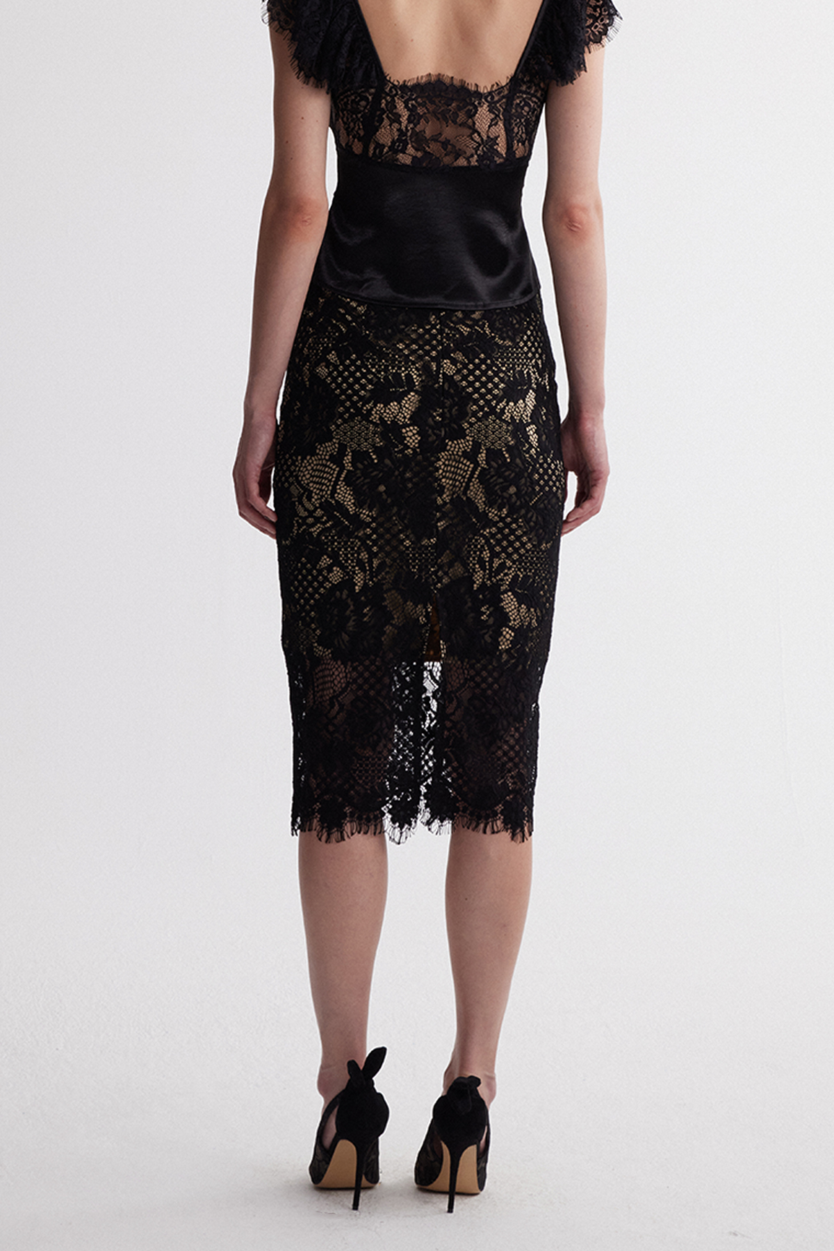 Irma Lace Midi Skirt