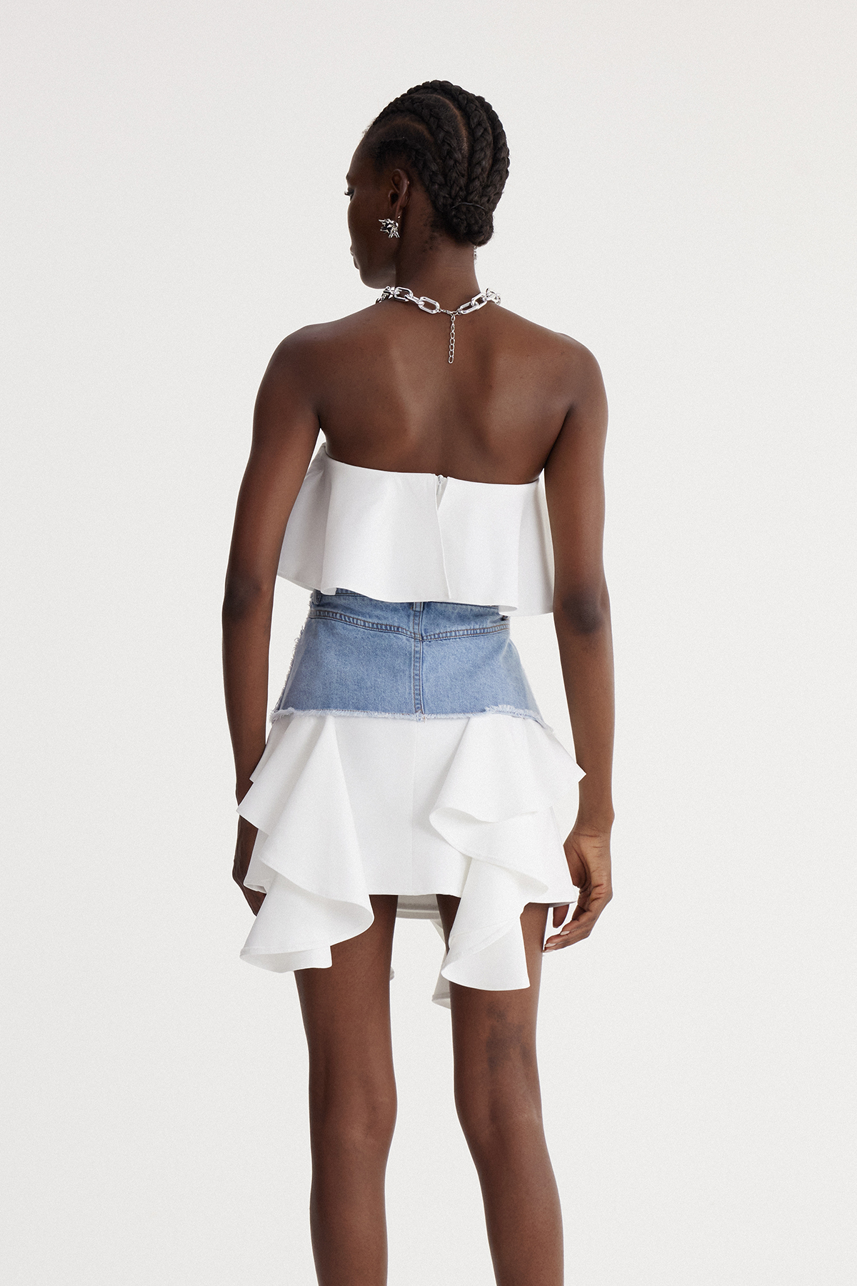 Isa Two Piece Ruffle Mini Dress