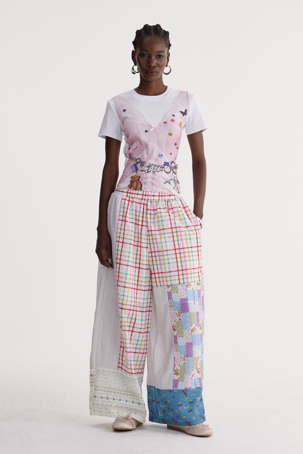 Isaac Bow Print Top