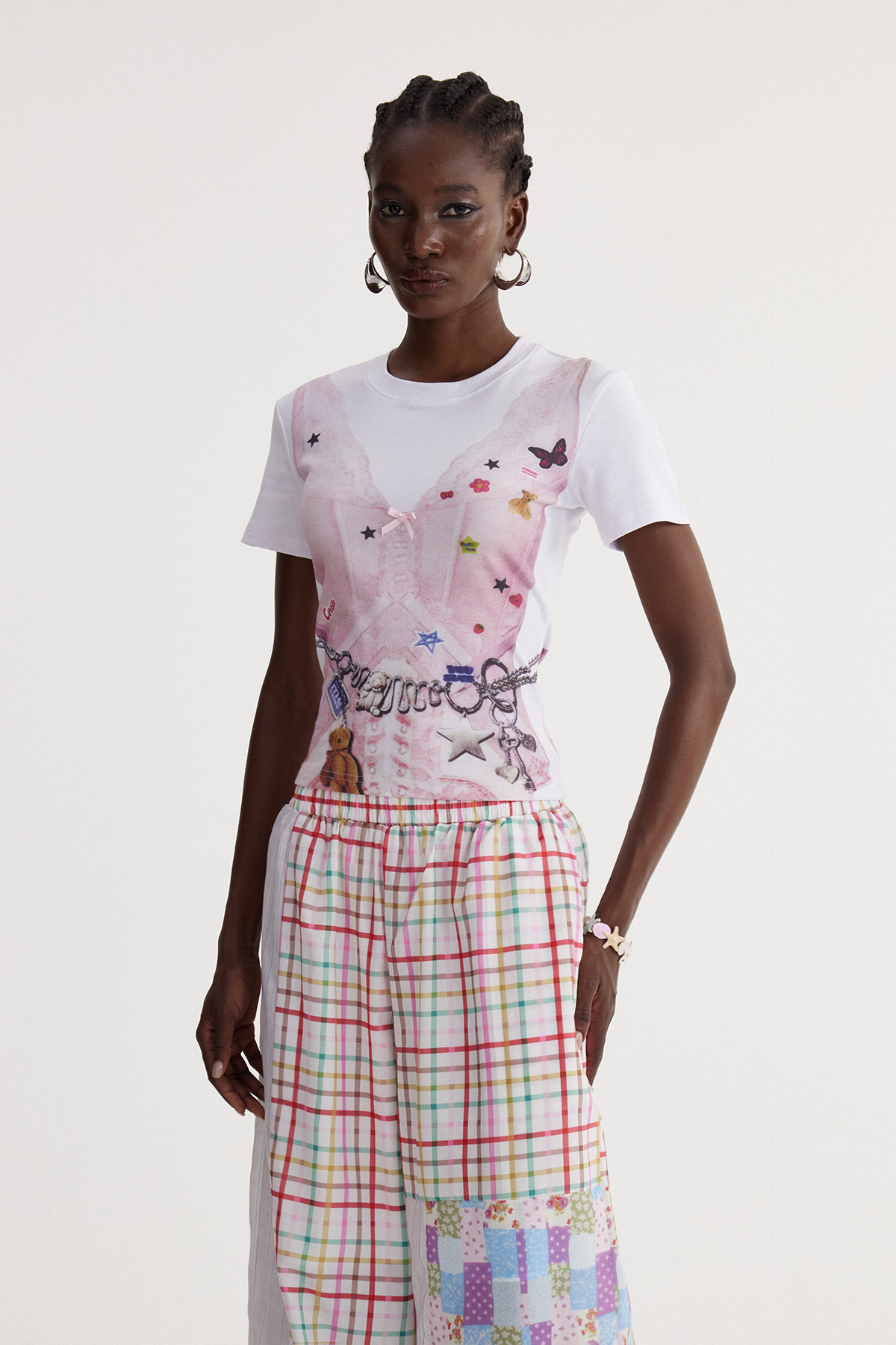 Isaac Bow Print Top
