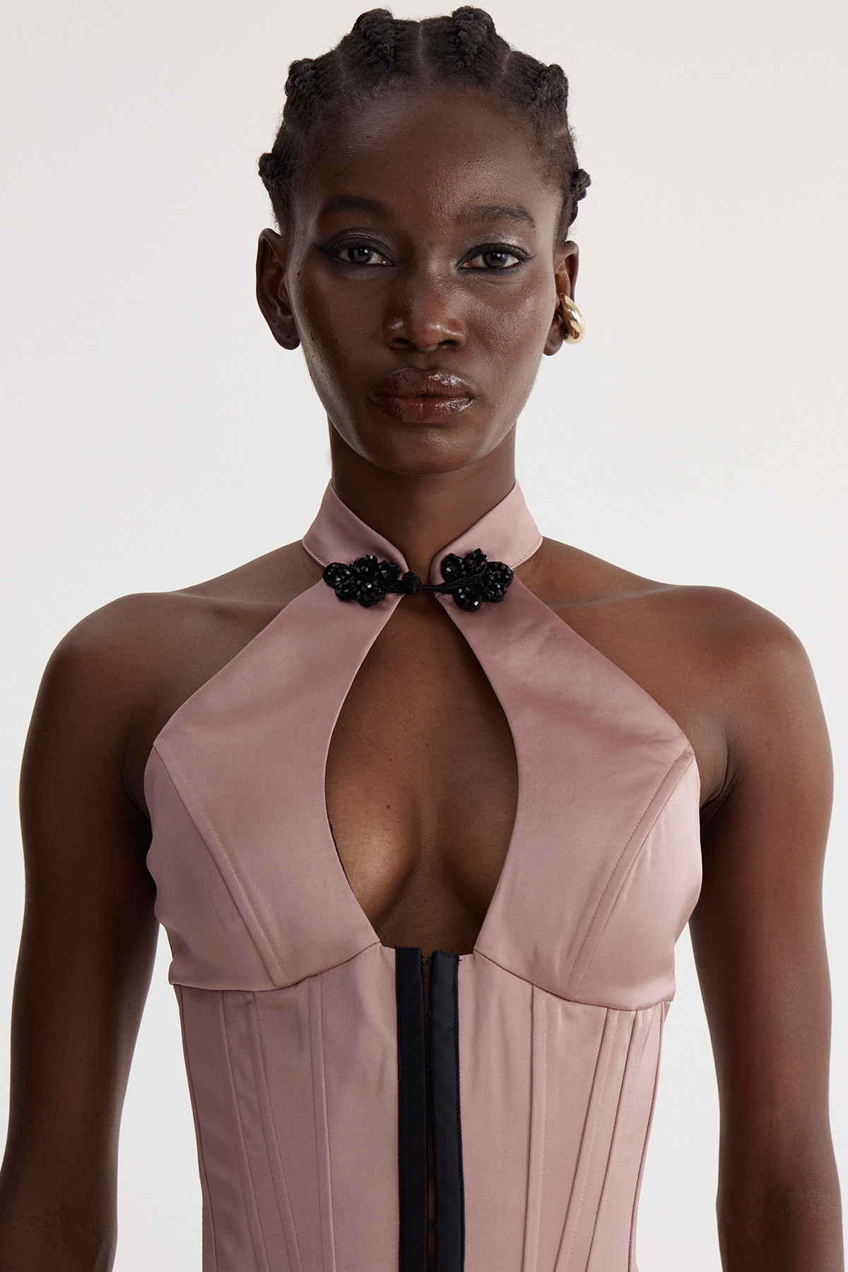 Isabelle Halter Neck Corset Skirt Set