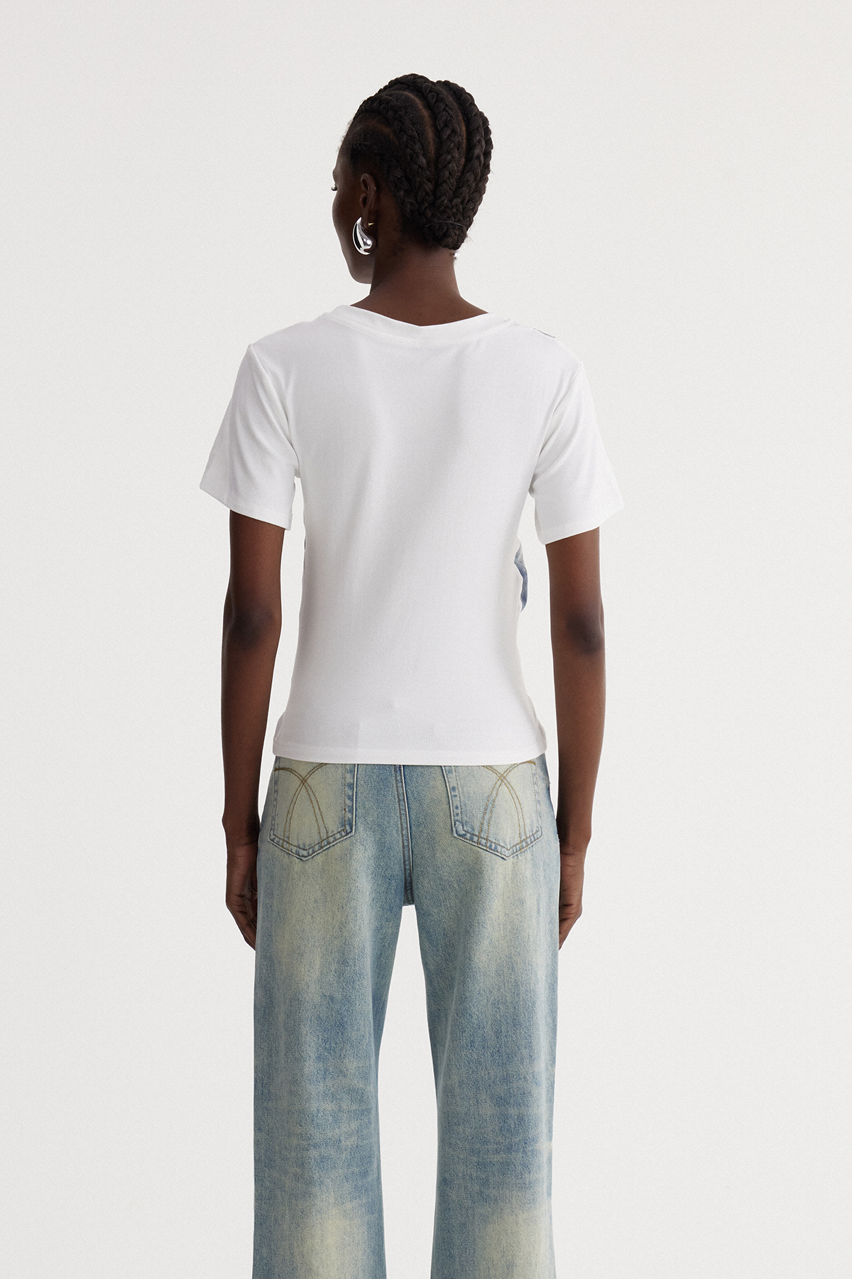 Isaias Deconstruct Denim Top