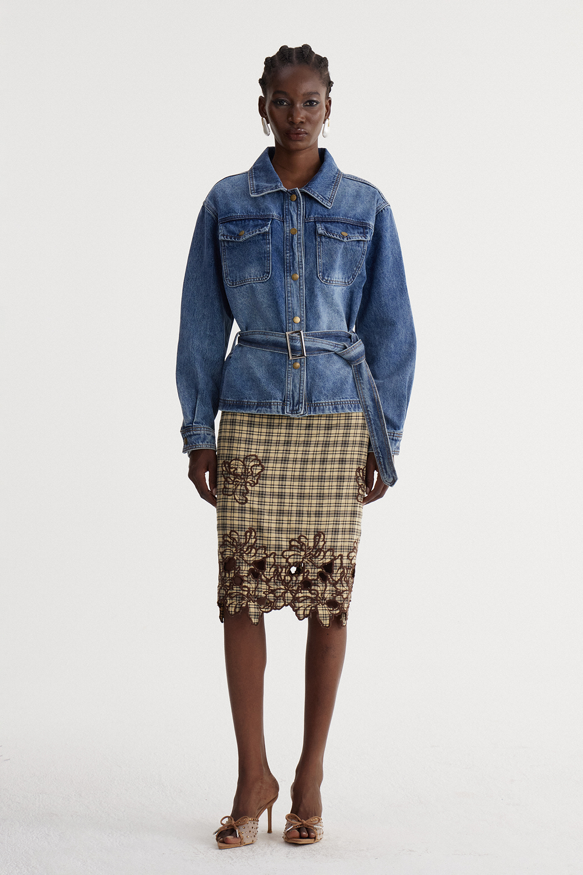 Isaija Belt Denim Jacket