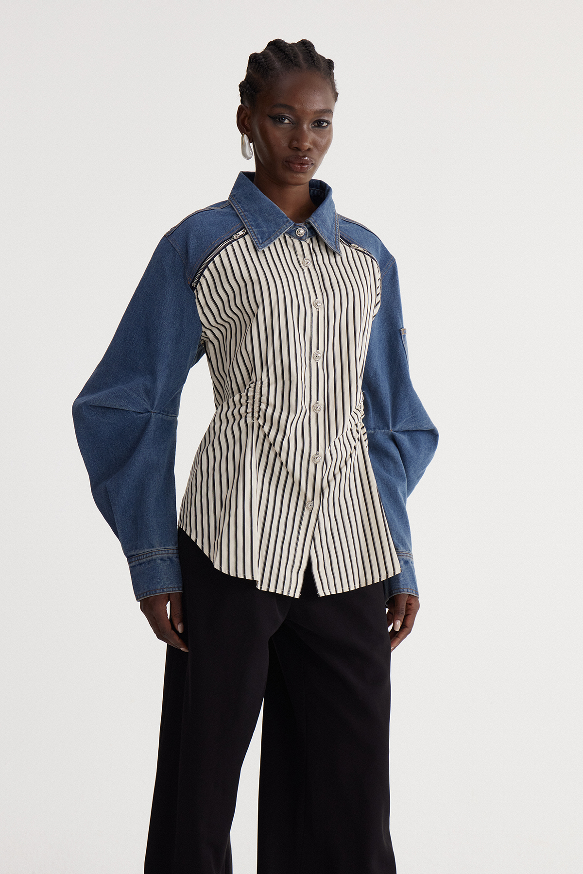 Isak Stripe Denim Shirt