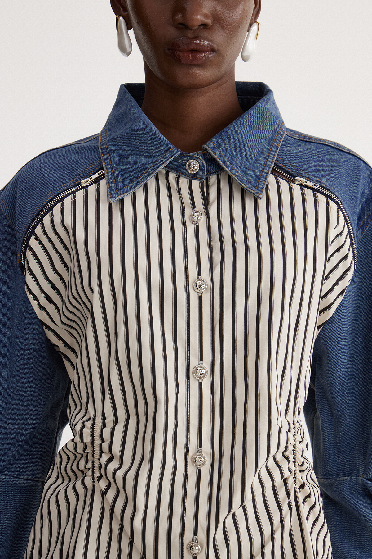 Isak Stripe Denim Shirt