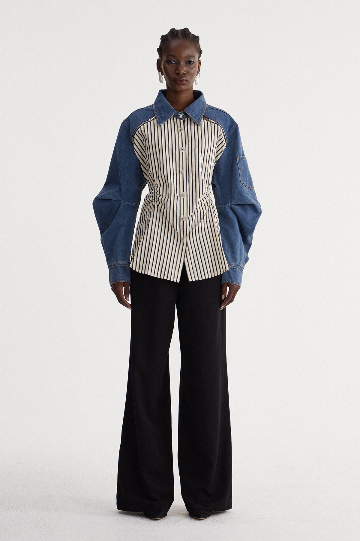 Isak Stripe Denim Shirt