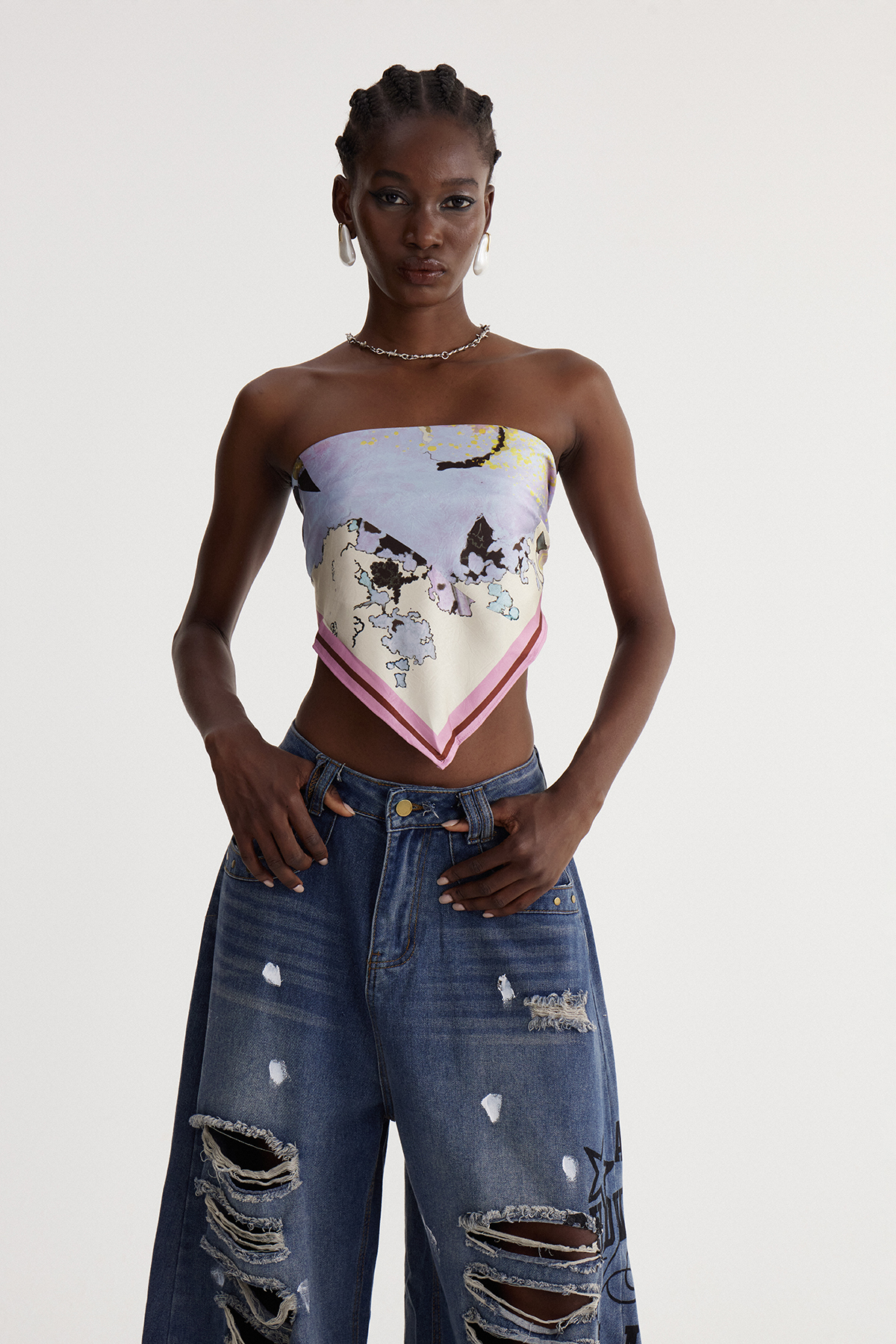 Isaurus Print Top