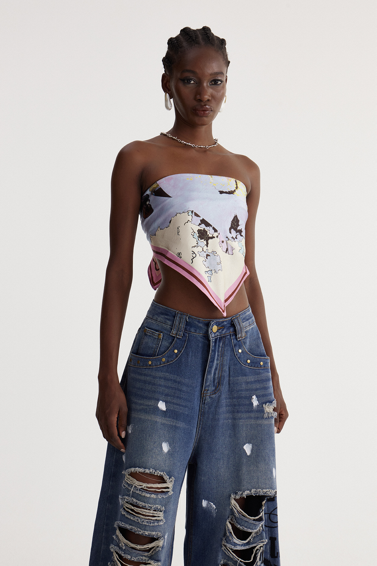 Isaurus Print Top