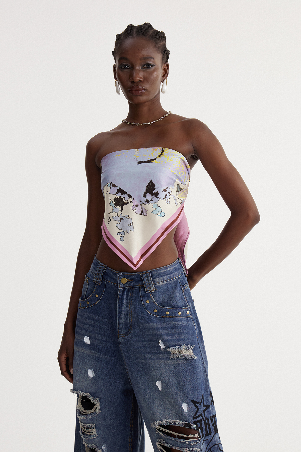 Isaurus Print Top