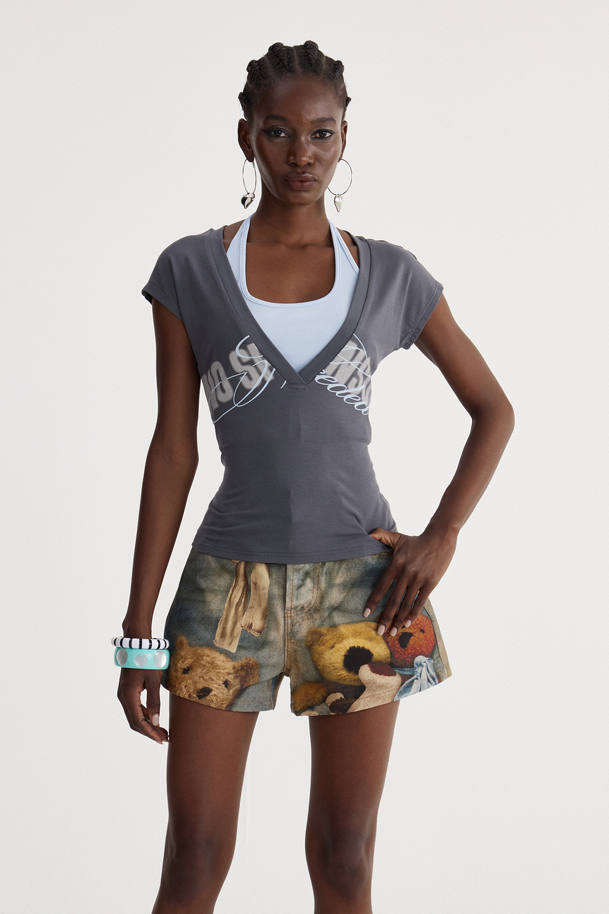 Ishmael Print Deconstruct Top