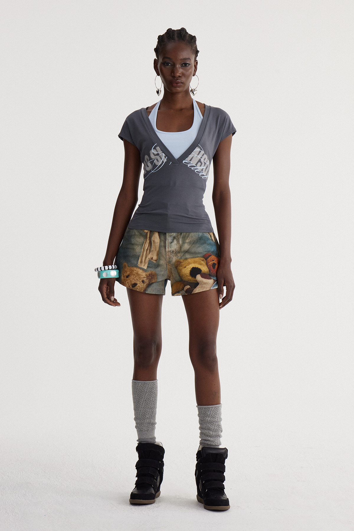 Ishmael Print Deconstruct Top