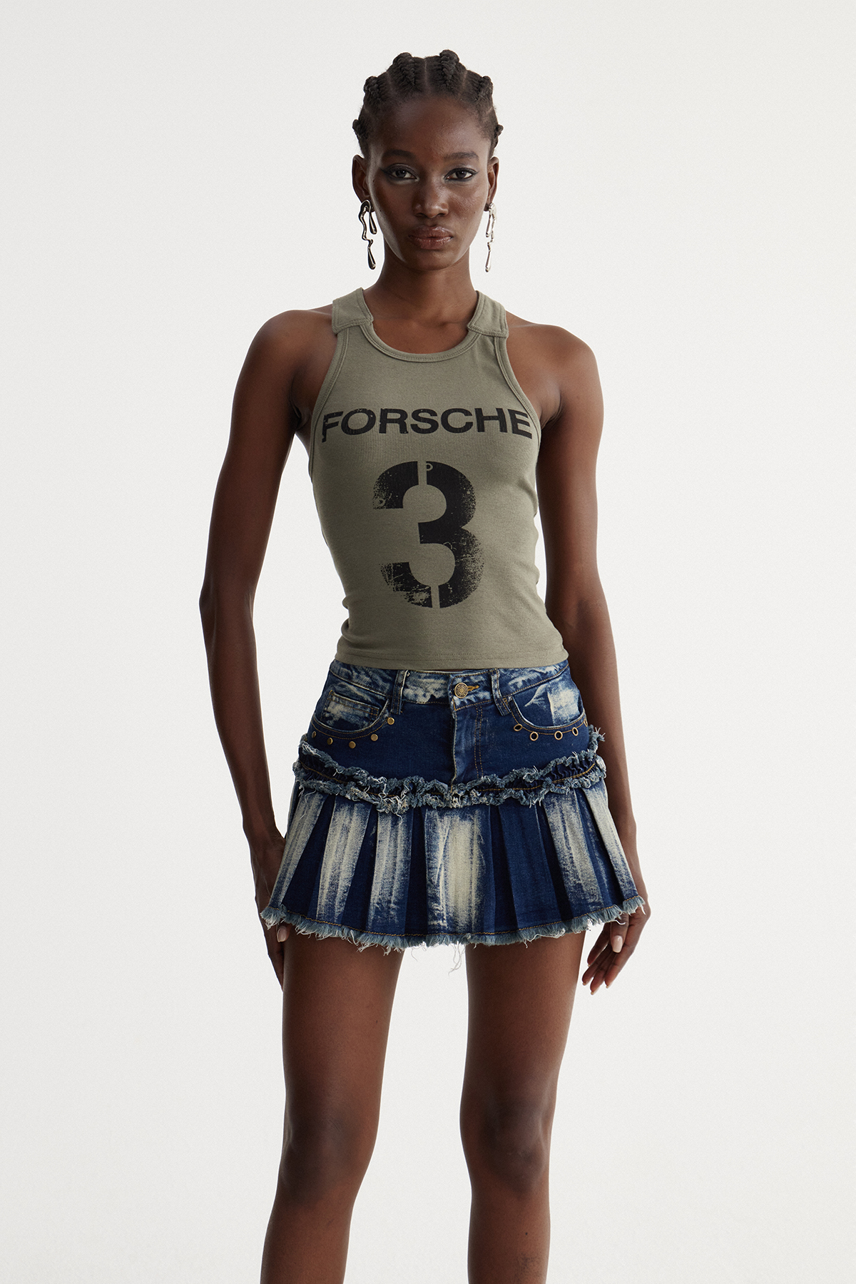 Ishtar Sleeveless Print Top