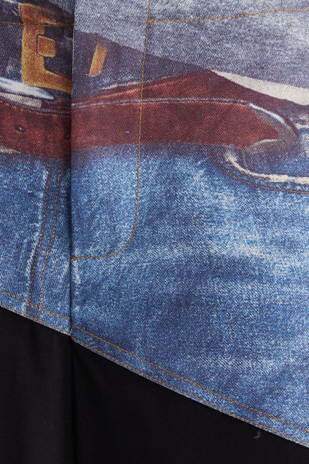 Isibeal Print Wide Leg Jeans