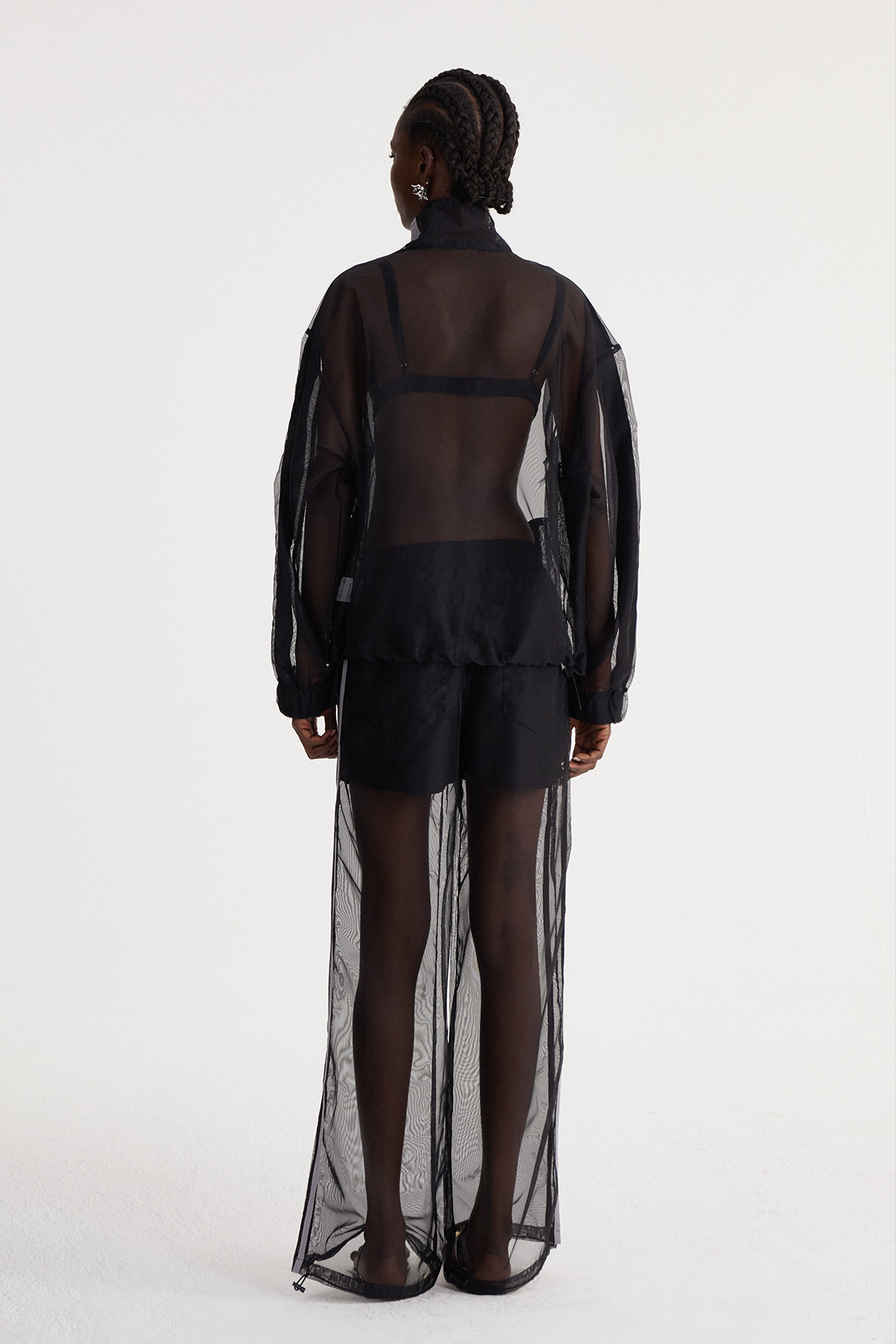 Isidor Stripe Mesh Pants Set