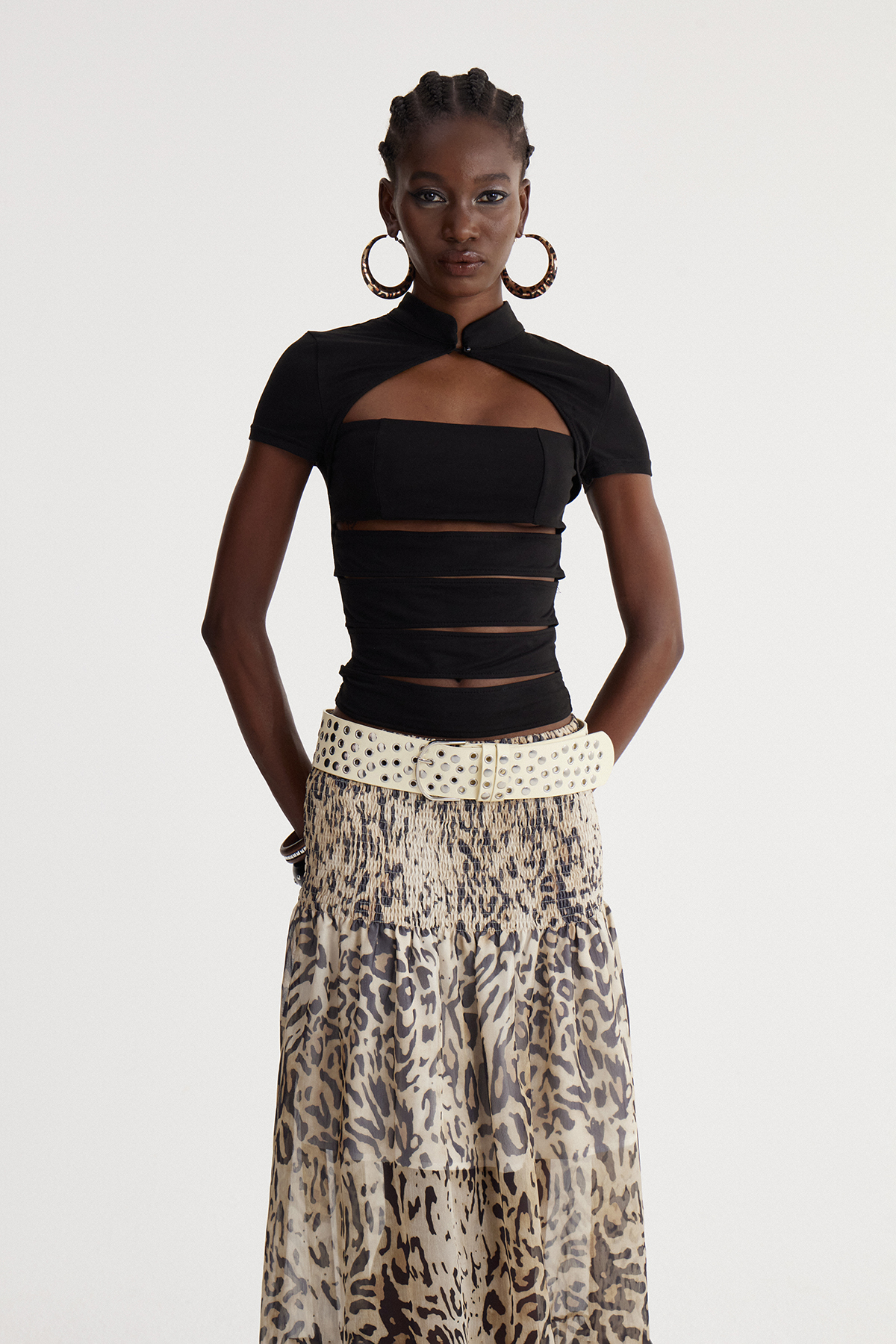 Isidoro Cutout Bodycon Top