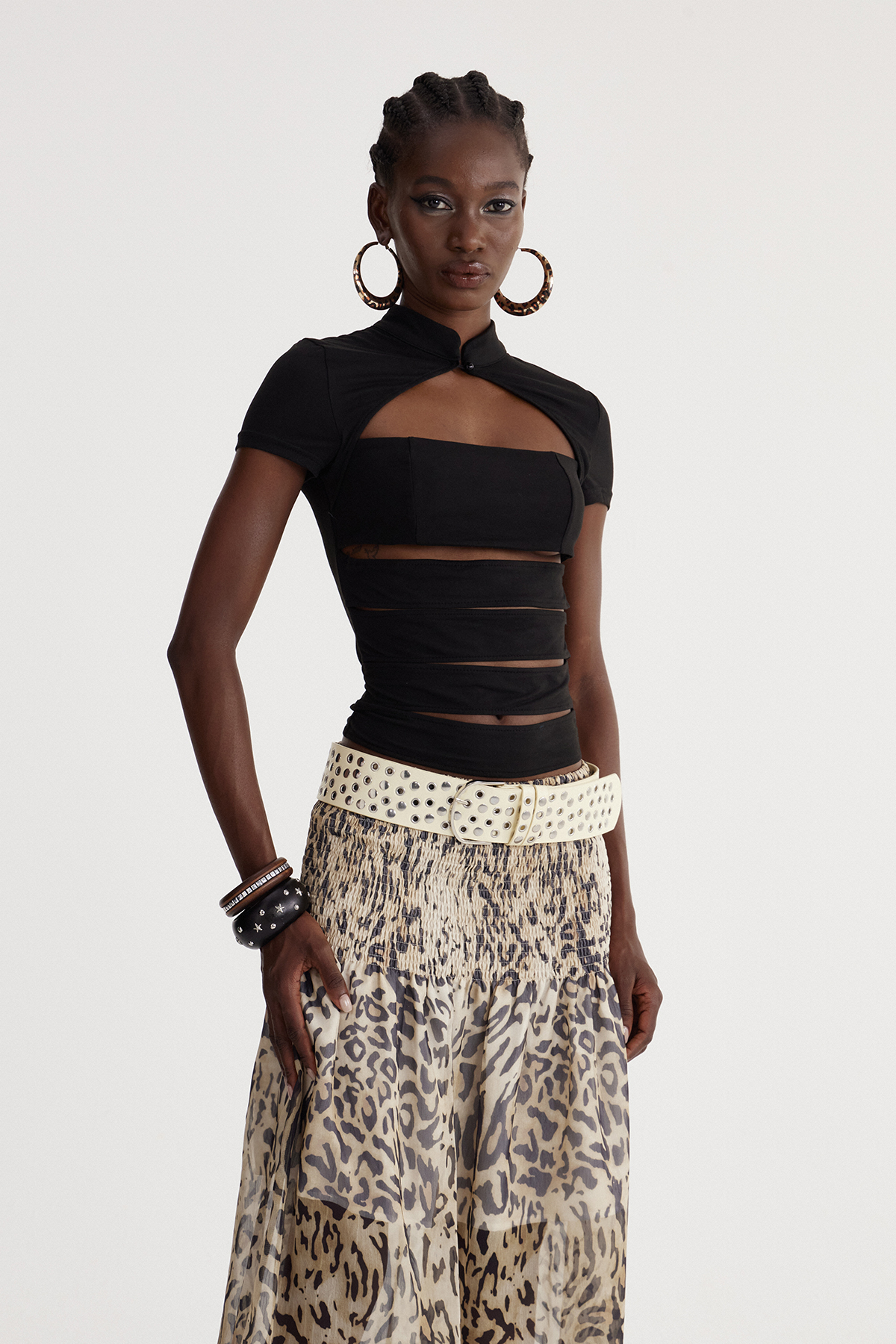 Isidoro Cutout Bodycon Top