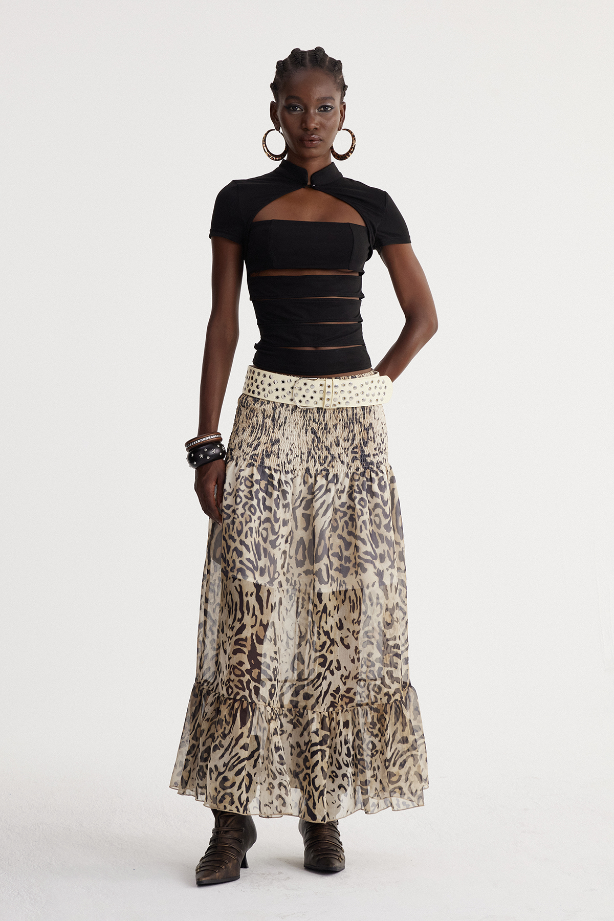 Isidoro Cutout Bodycon Top