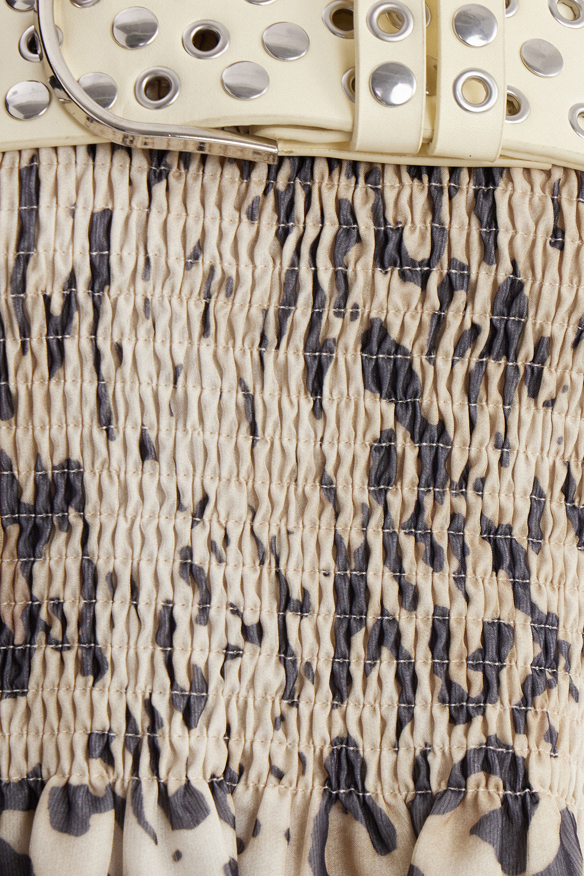 Isidoros Strapless Leopard Midi Dress