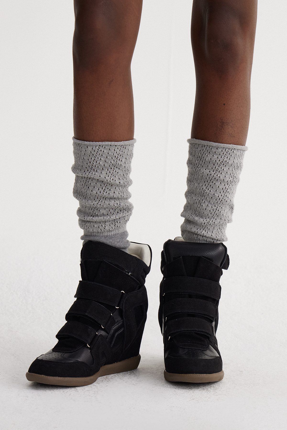 Islay High Top Sneaker In Black