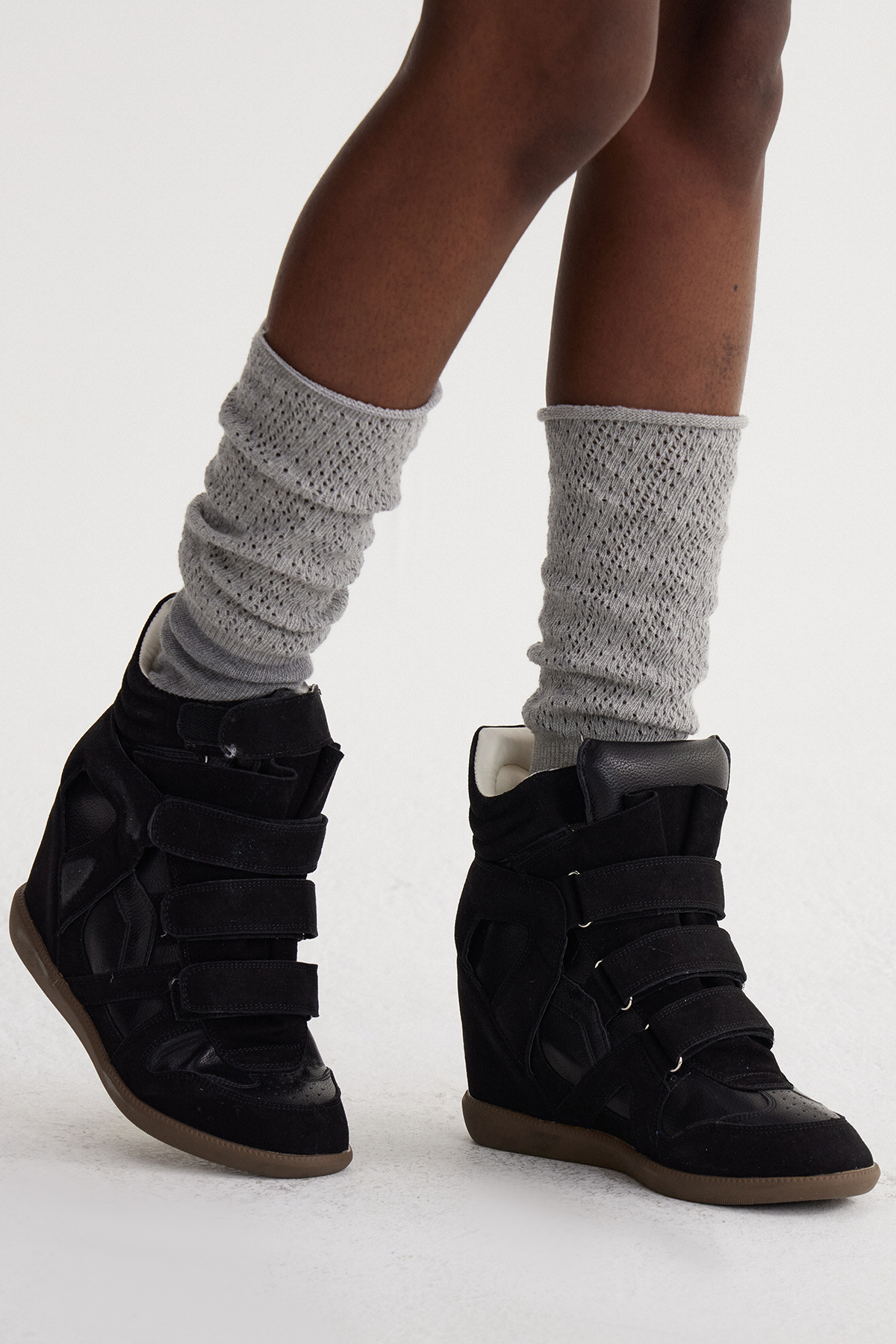 Islay High Top Sneaker In Black