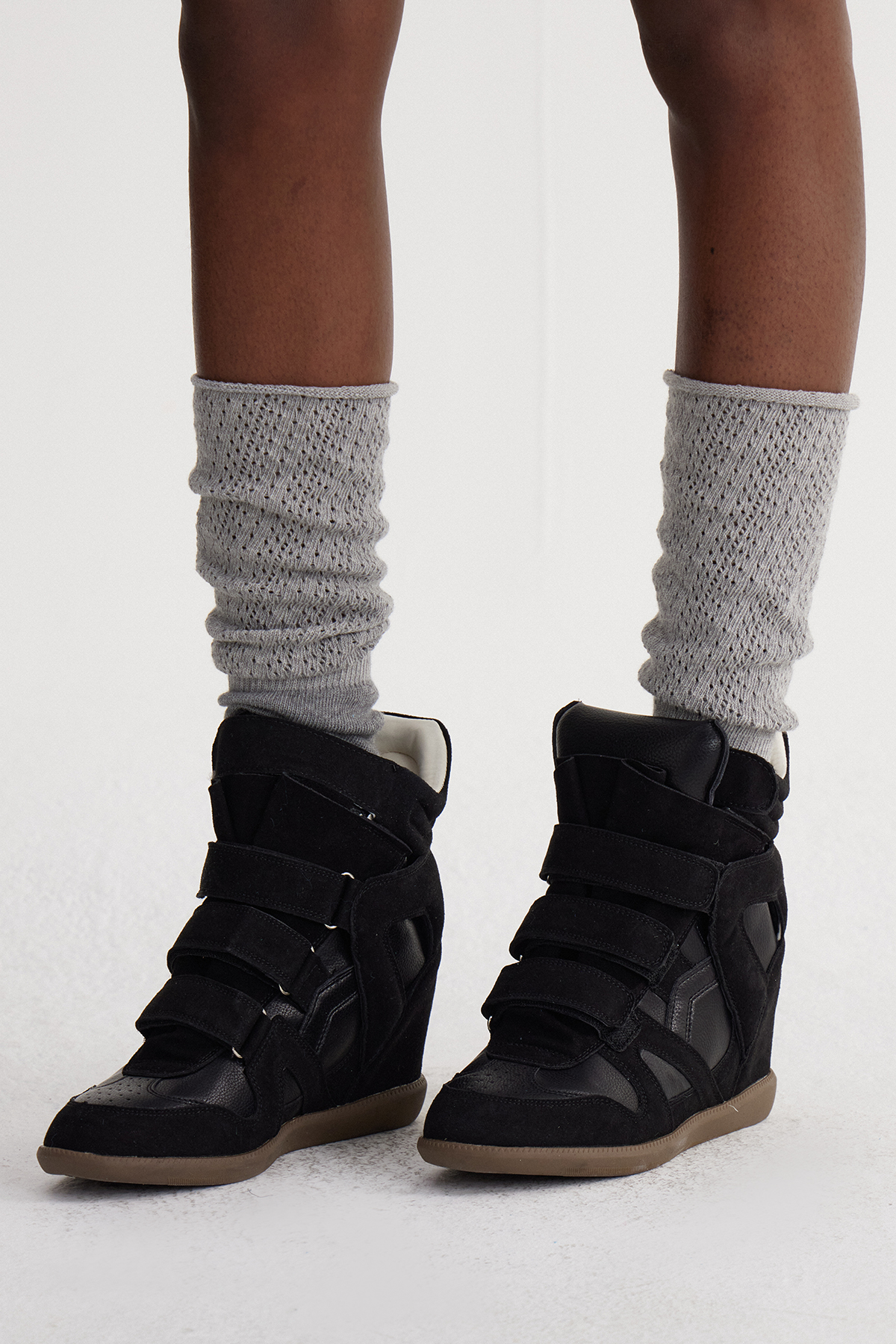 Islay High Top Sneaker In Black