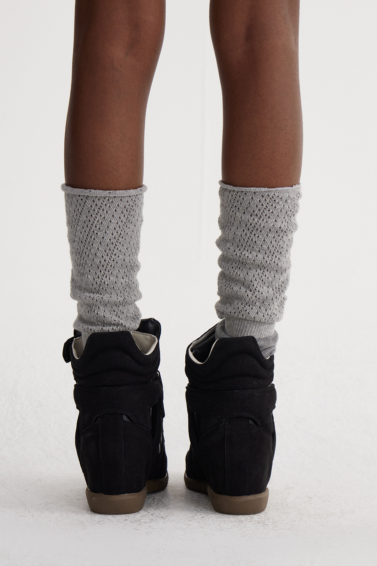 Islay High Top Sneaker In Black