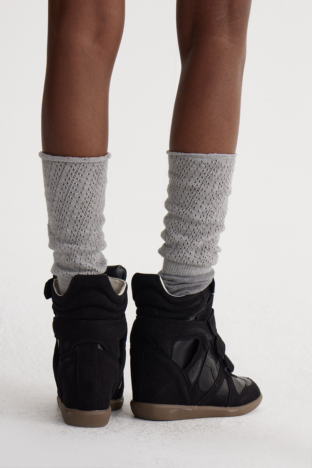 Islay High Top Sneaker In Black
