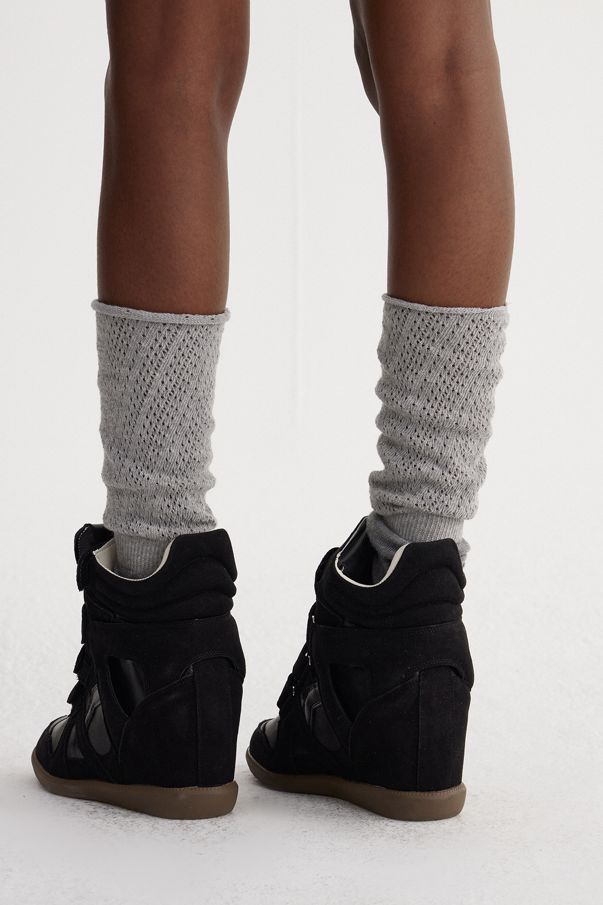 Islay High Top Sneaker In Black