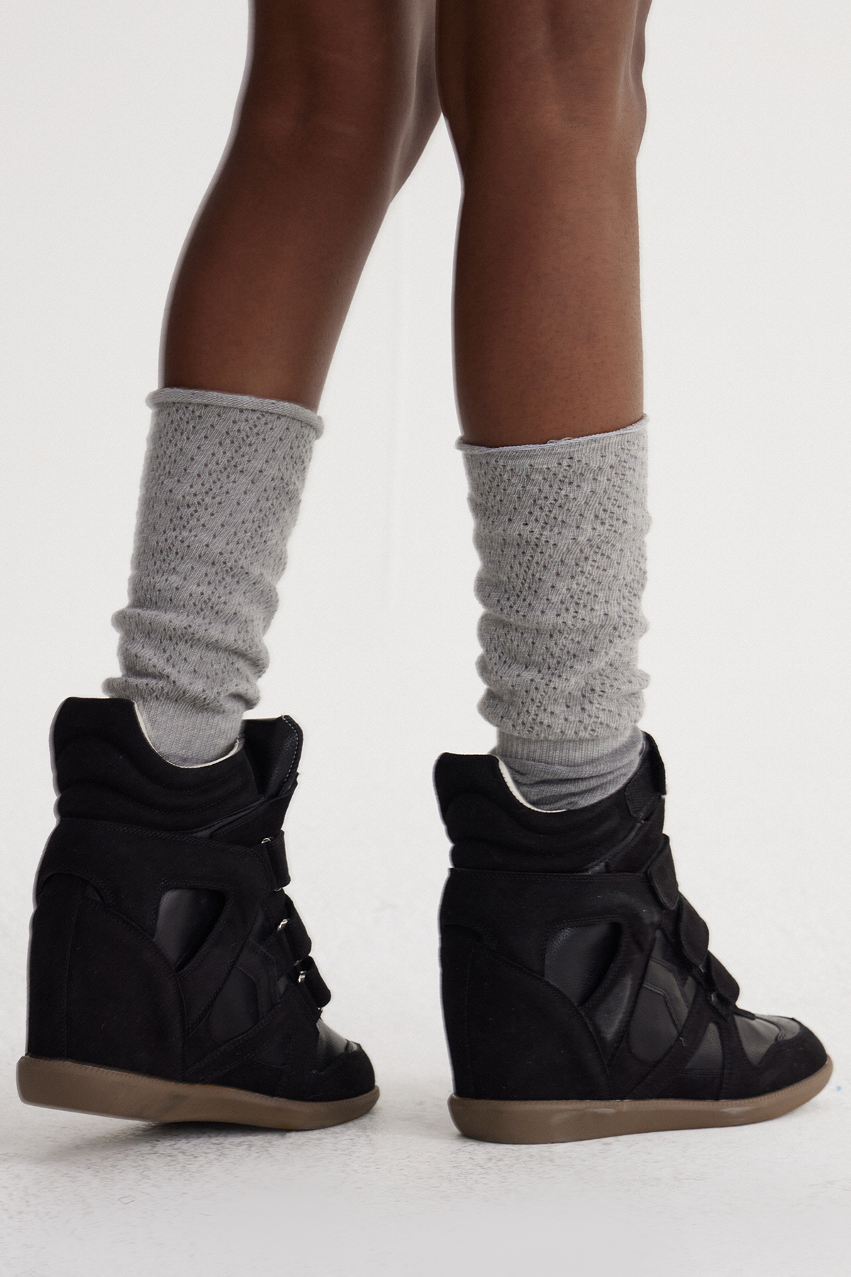 Islay High Top Sneaker In Black