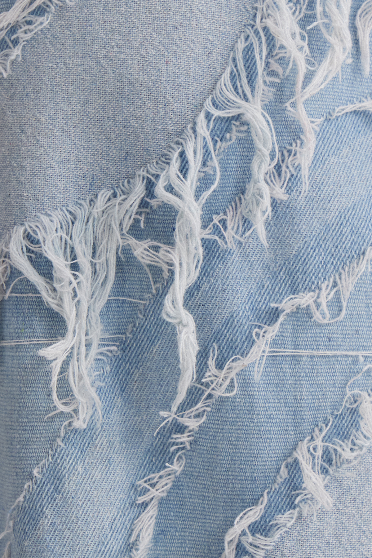 Islom Fringe Baggy Jeans
