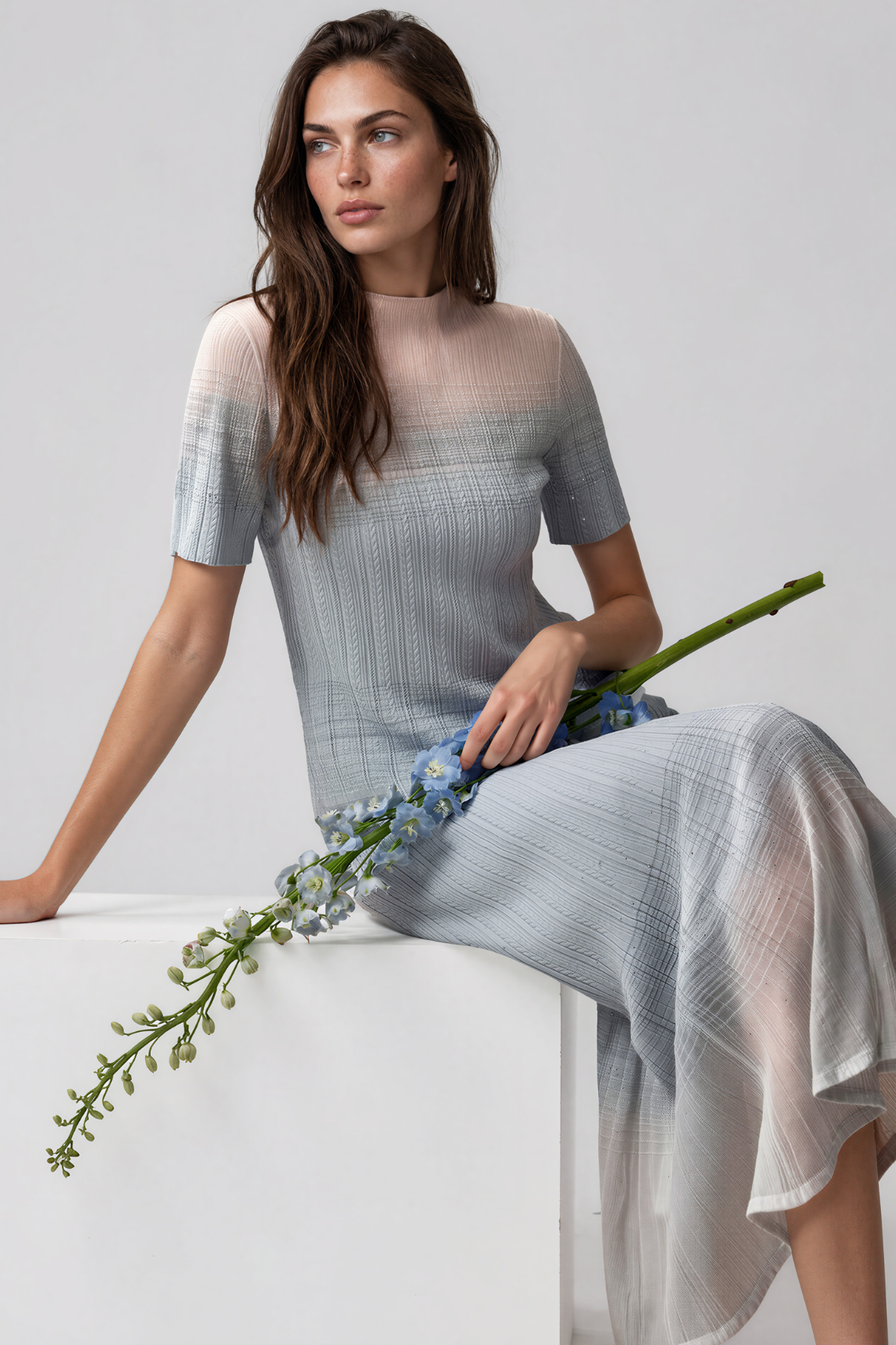 Issachar Hayley Knit Skirt Set