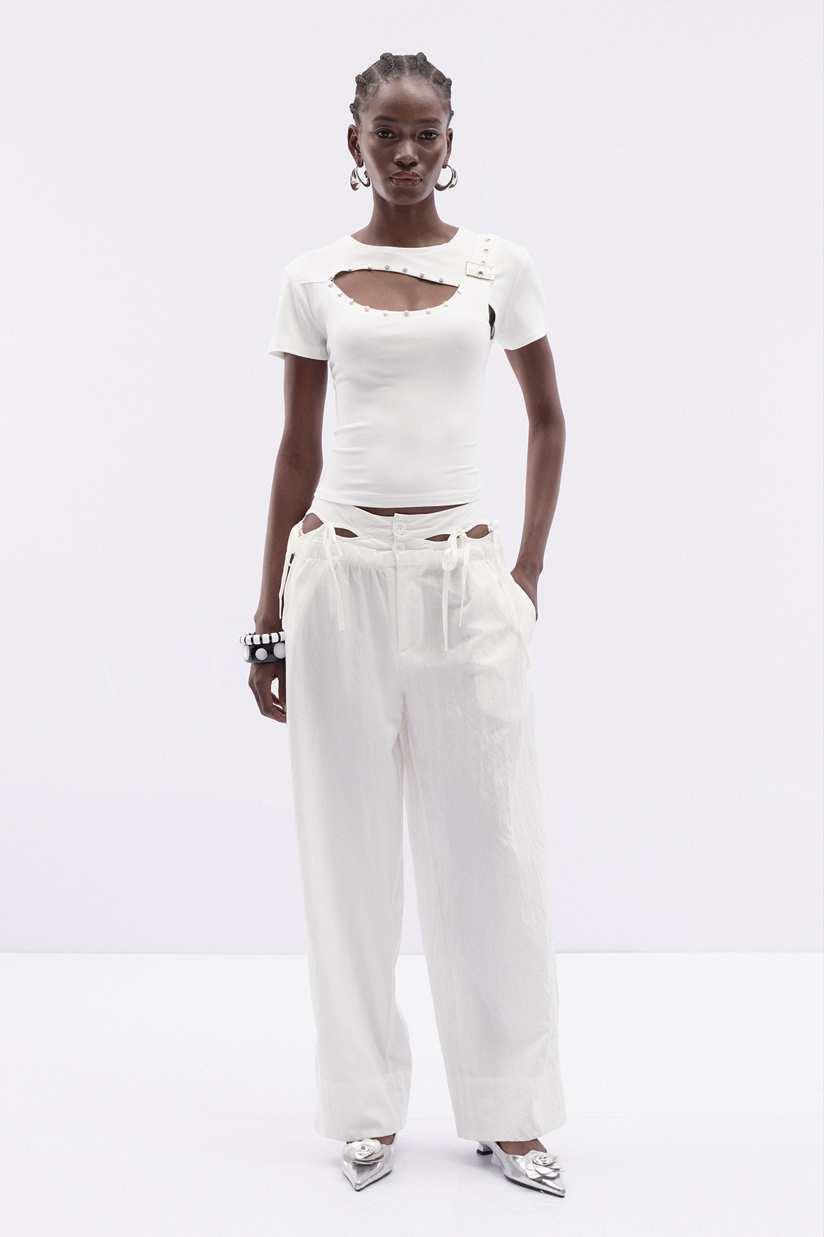 Isydor Cutout Drawstring Pants