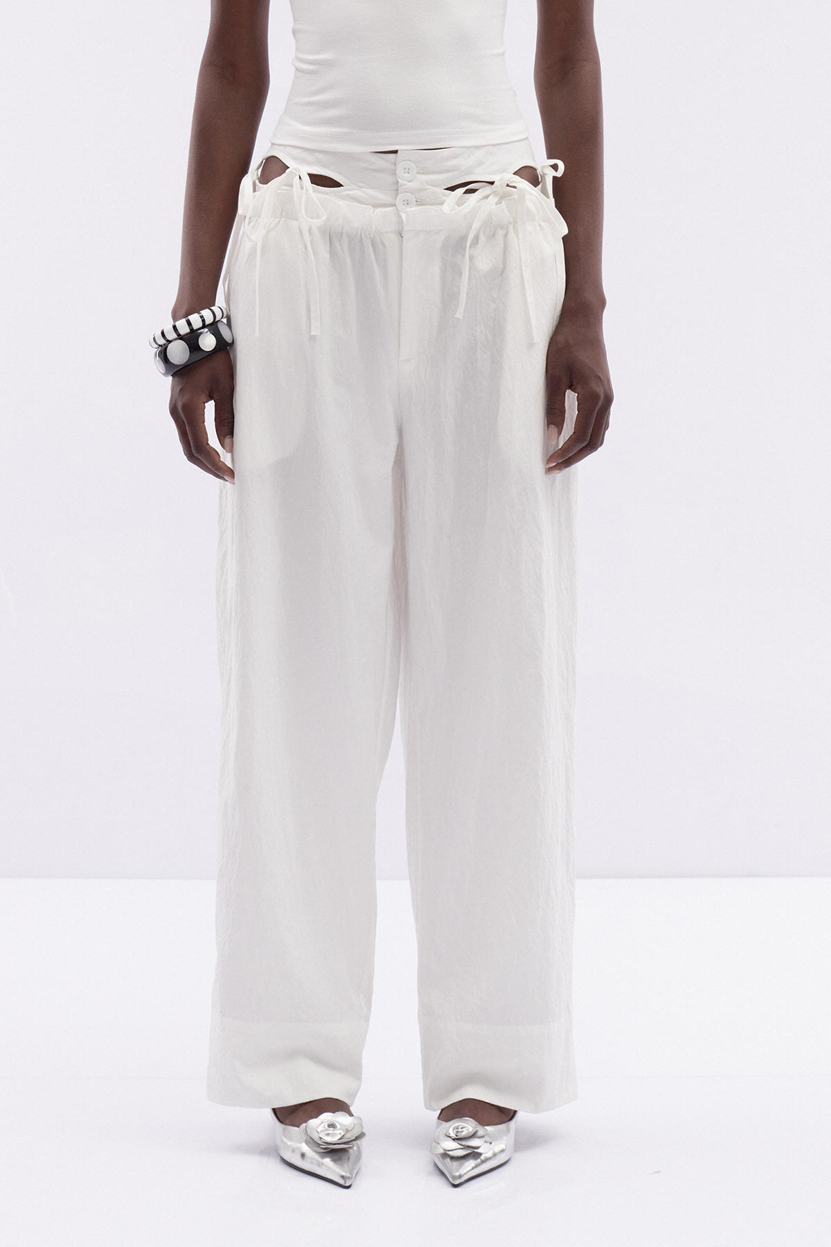 Isydor Cutout Drawstring Pants