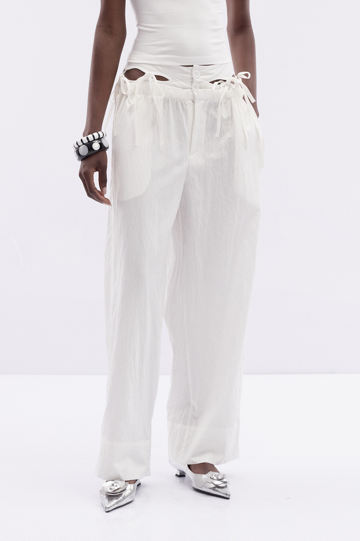 Isydor Cutout Drawstring Pants