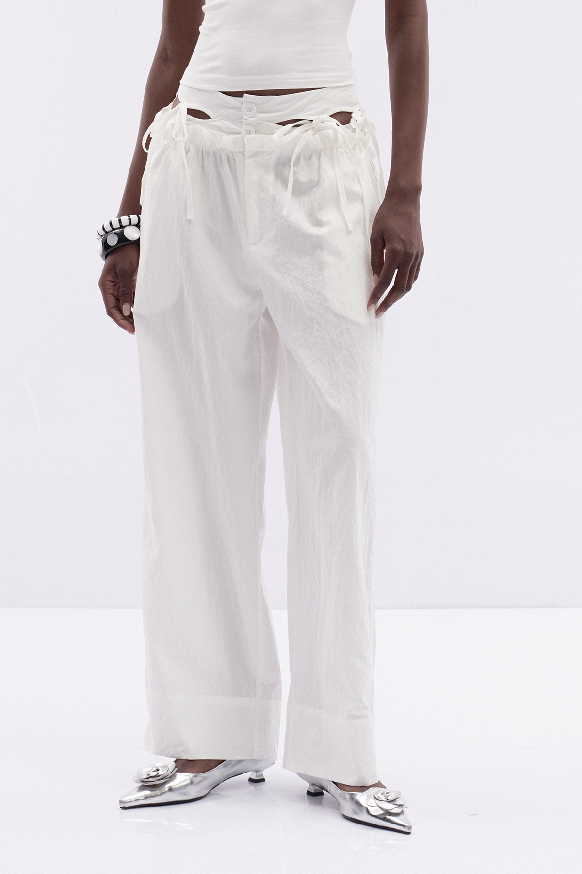 Isydor Cutout Drawstring Pants