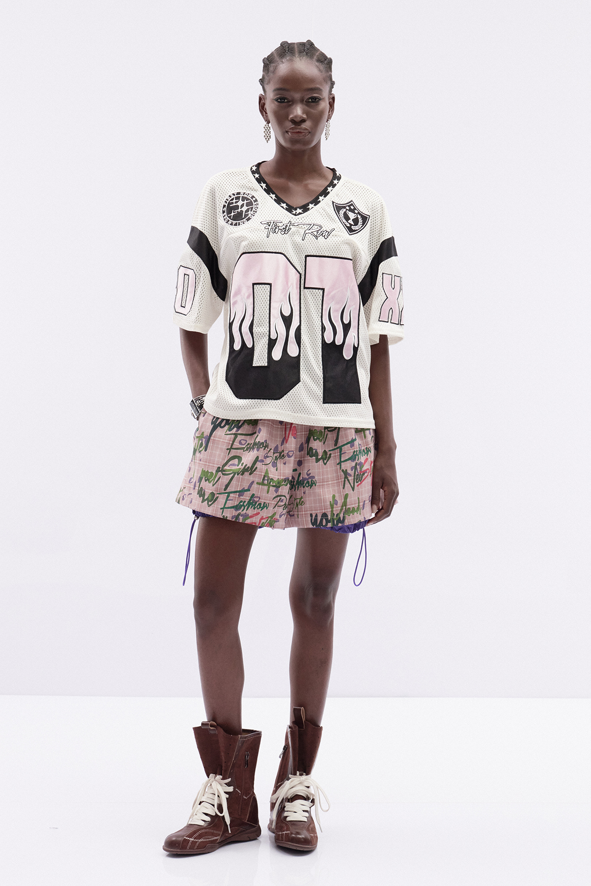 Itai Print Drawstring Shorts