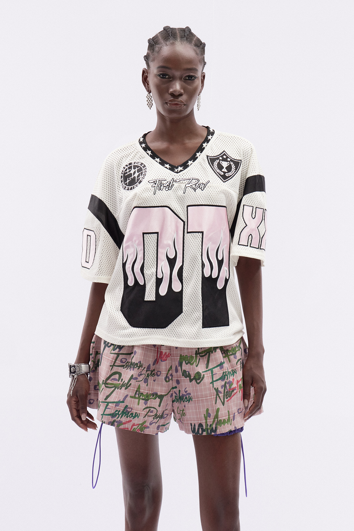 Itai V Neck Print Top