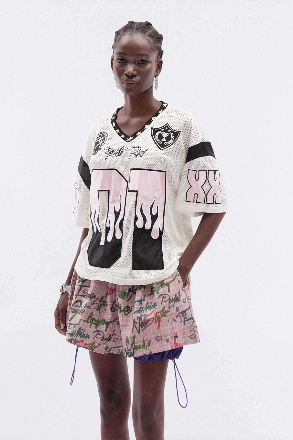 Itai V Neck Print Top